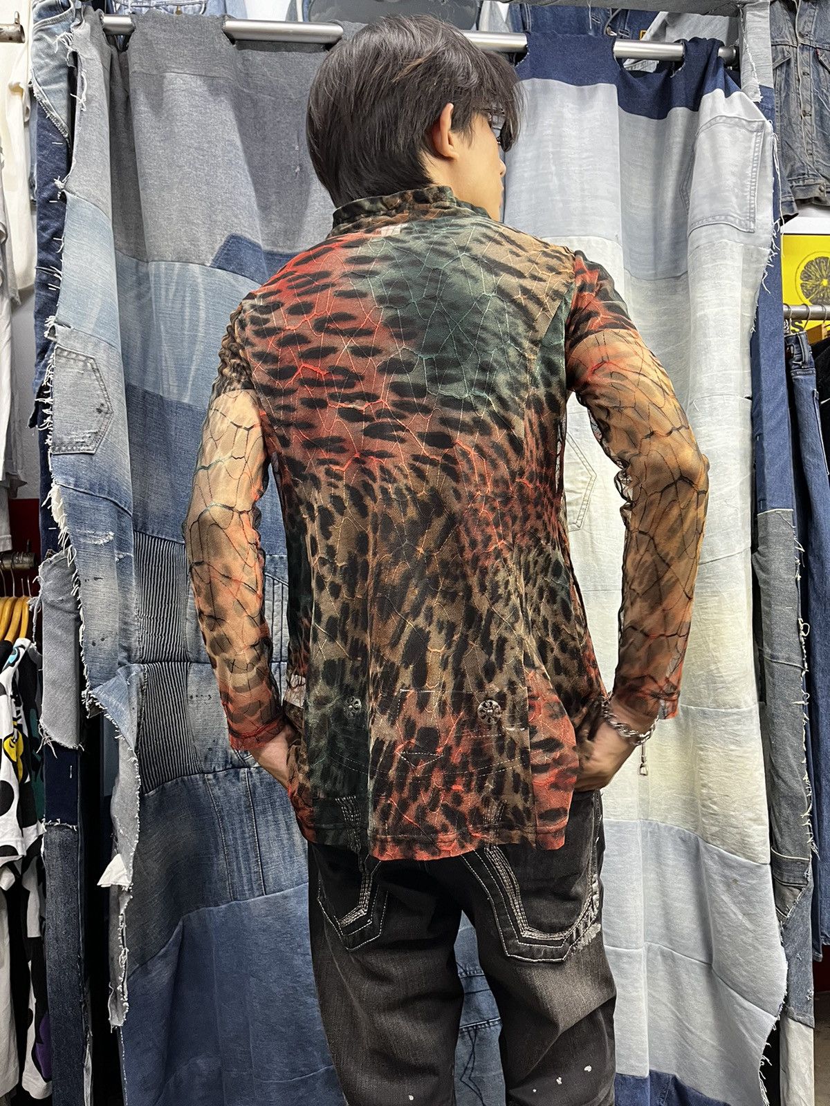 Hysteric Glamour × If Six Was Nine × Japanese Brand crazy gothic fishnet mesh top senji like jpg style Size US S / EU 44-46 / 1 - 17 Thumbnail