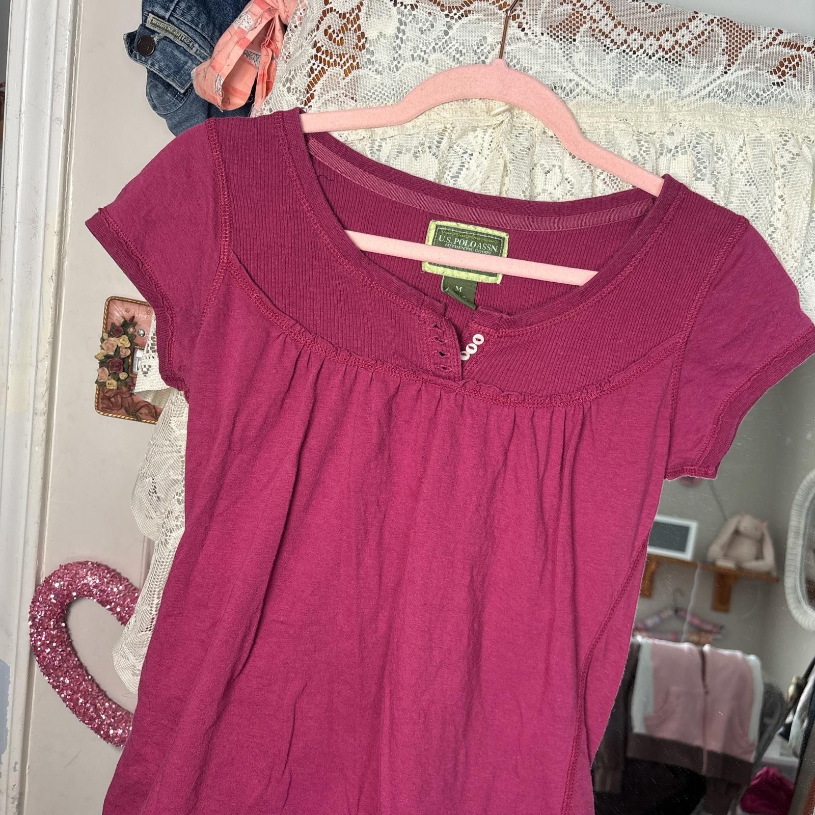 U.S. Polo Assn. y2k vintage ralph lauren babydoll top Size M / US 6-8 / IT 42-44 - 1 Thumbnail