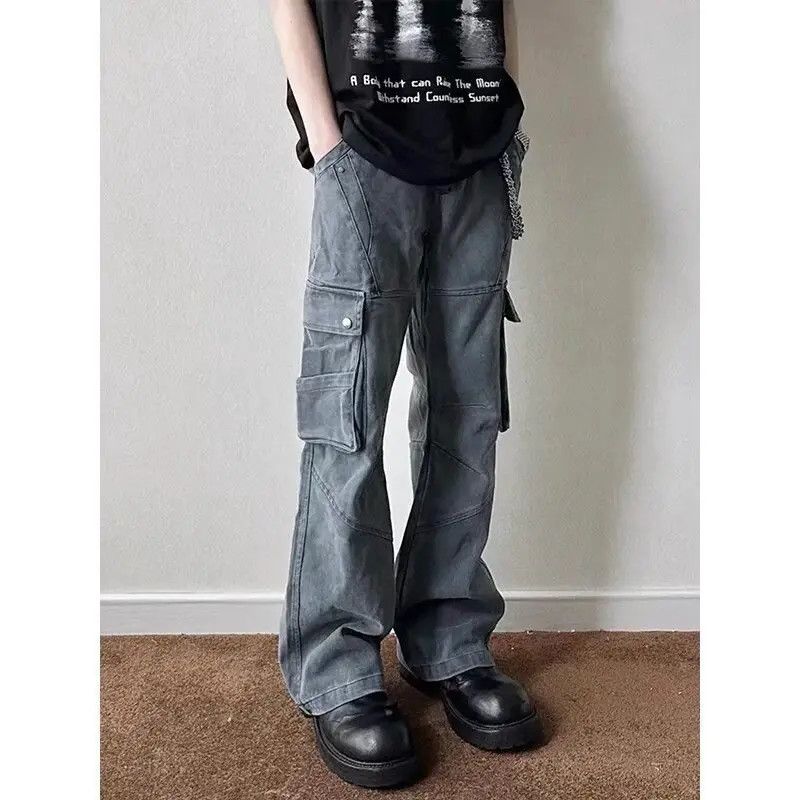 Japanese Brand × Jean Retro loose casual micro flared jeans Size US 32 / EU 48 - 1 Thumbnail