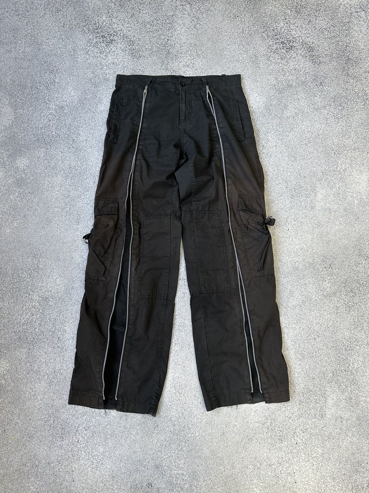 Japanese Brand × Vintage Vintage Rick Owens Style Archival Japanese Faded Pants Size US 32 / EU 48 - 10 Thumbnail