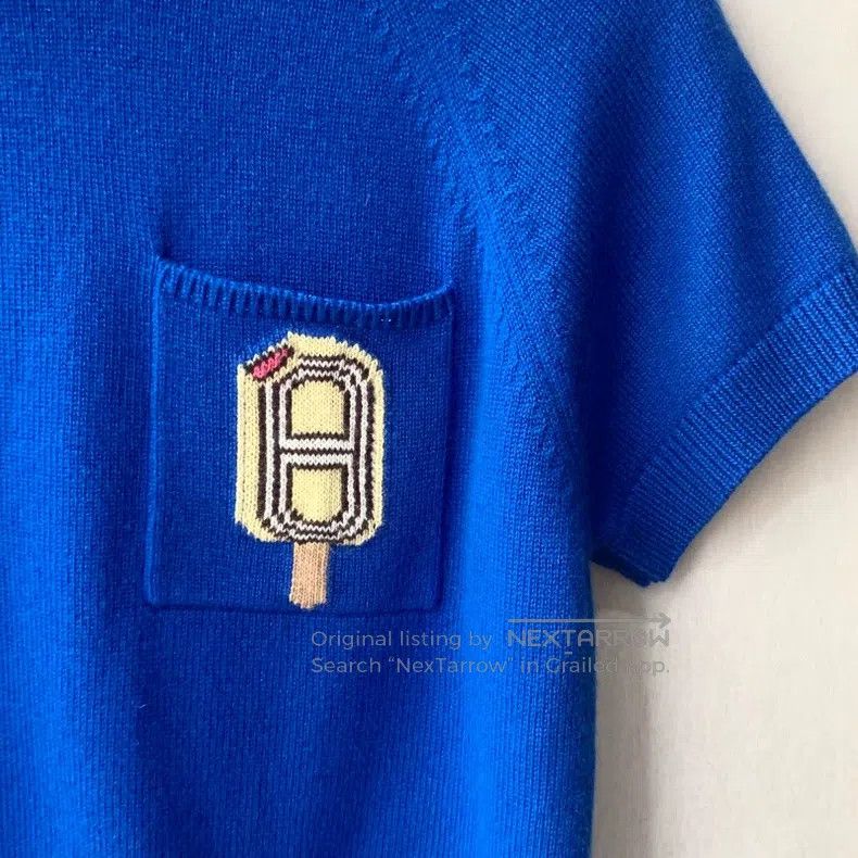 Hermes Hermes Blue Sweater for Women Size XS / US 0-2 / IT 36-38 - 4 Thumbnail
