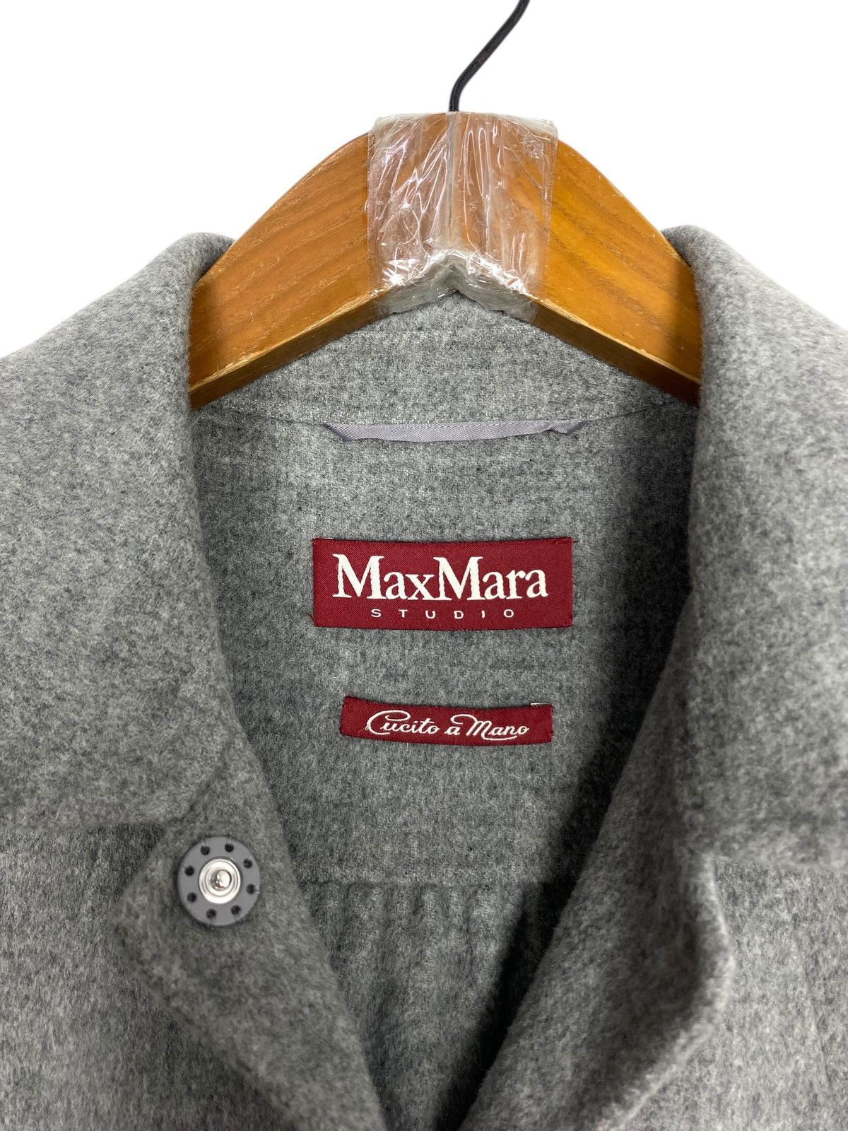 Max Mara Rare‼️ Max Mara Studio Wool Coat Size M / US 6-8 / IT 42-44 - 4 Thumbnail