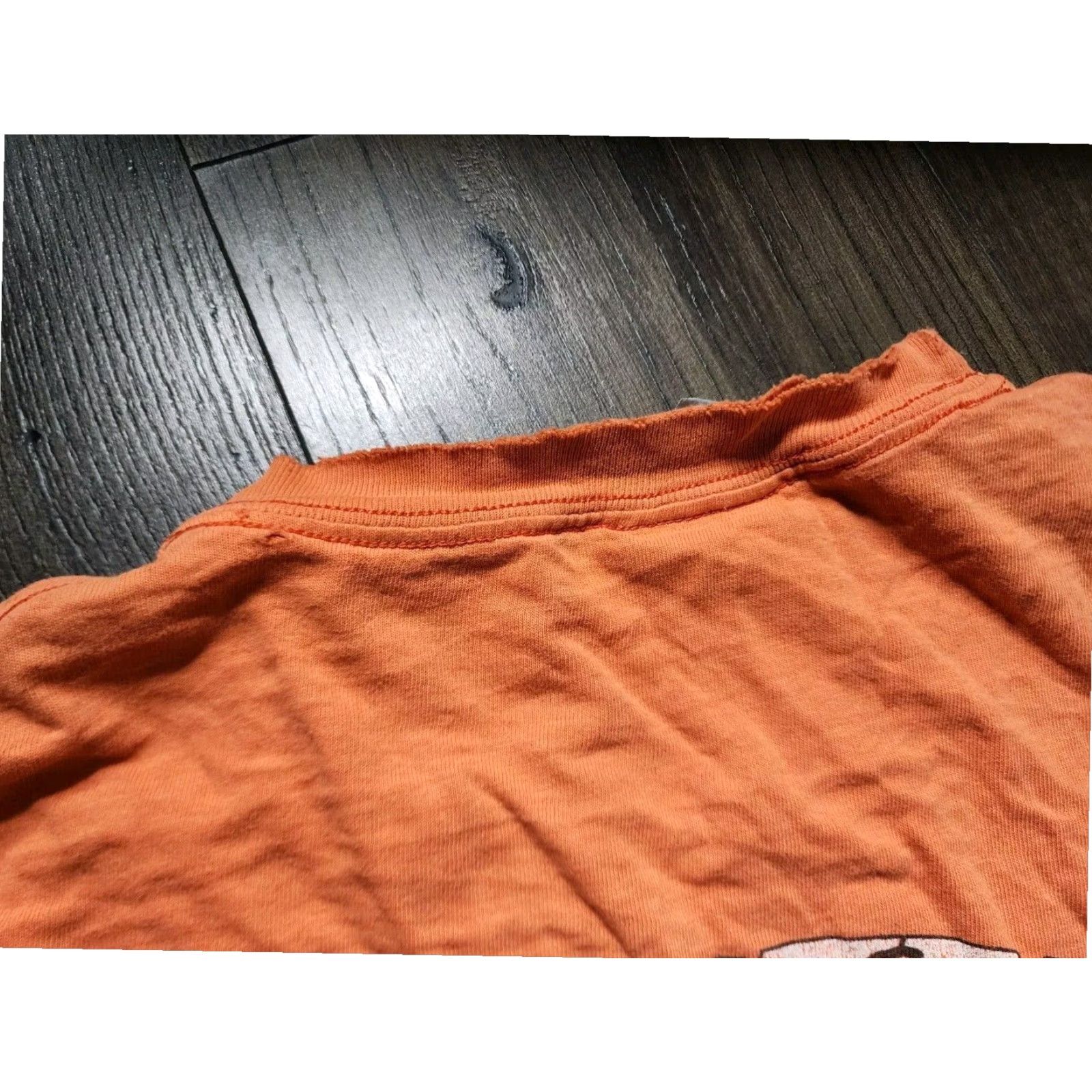Harley Davidson VINTAGE Harley Davidson Rocket T Shirt Mens Large Orange Thrashed USA Biker Tee Size US L / EU 52-54 / 3 - 5 Thumbnail