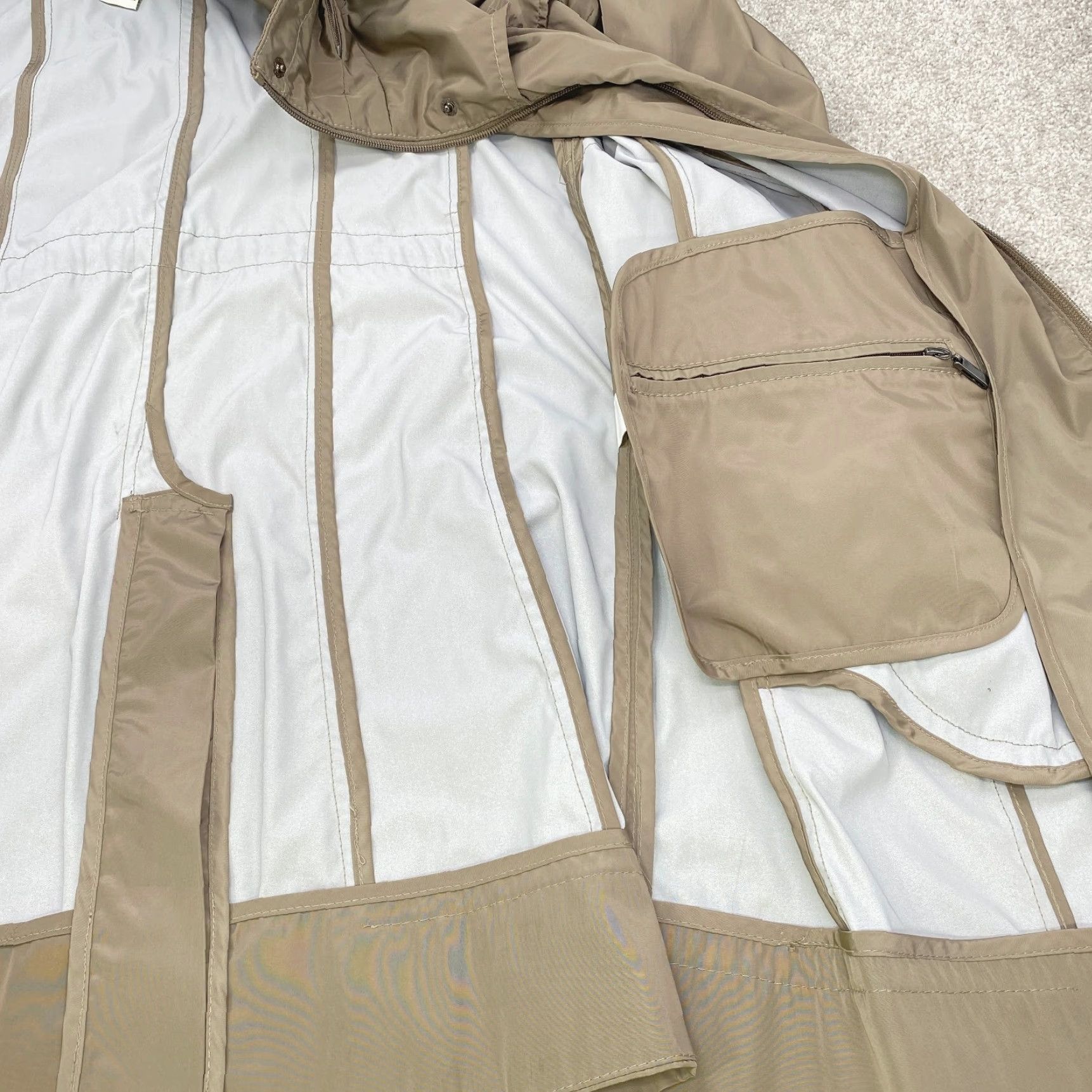 Orvis Orvis Rain Jacket Women’s L Stone Pockets Packable Hood Drawstring Jacket Size L / US 10 / IT 46 - 6 Thumbnail