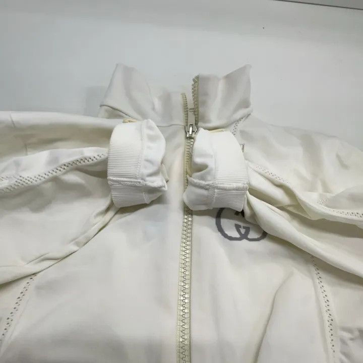 Gucci Gucci Logo Zip Crop Jacket for Women-2507 Size M / US 6-8 / IT 42-44 - 4 Thumbnail