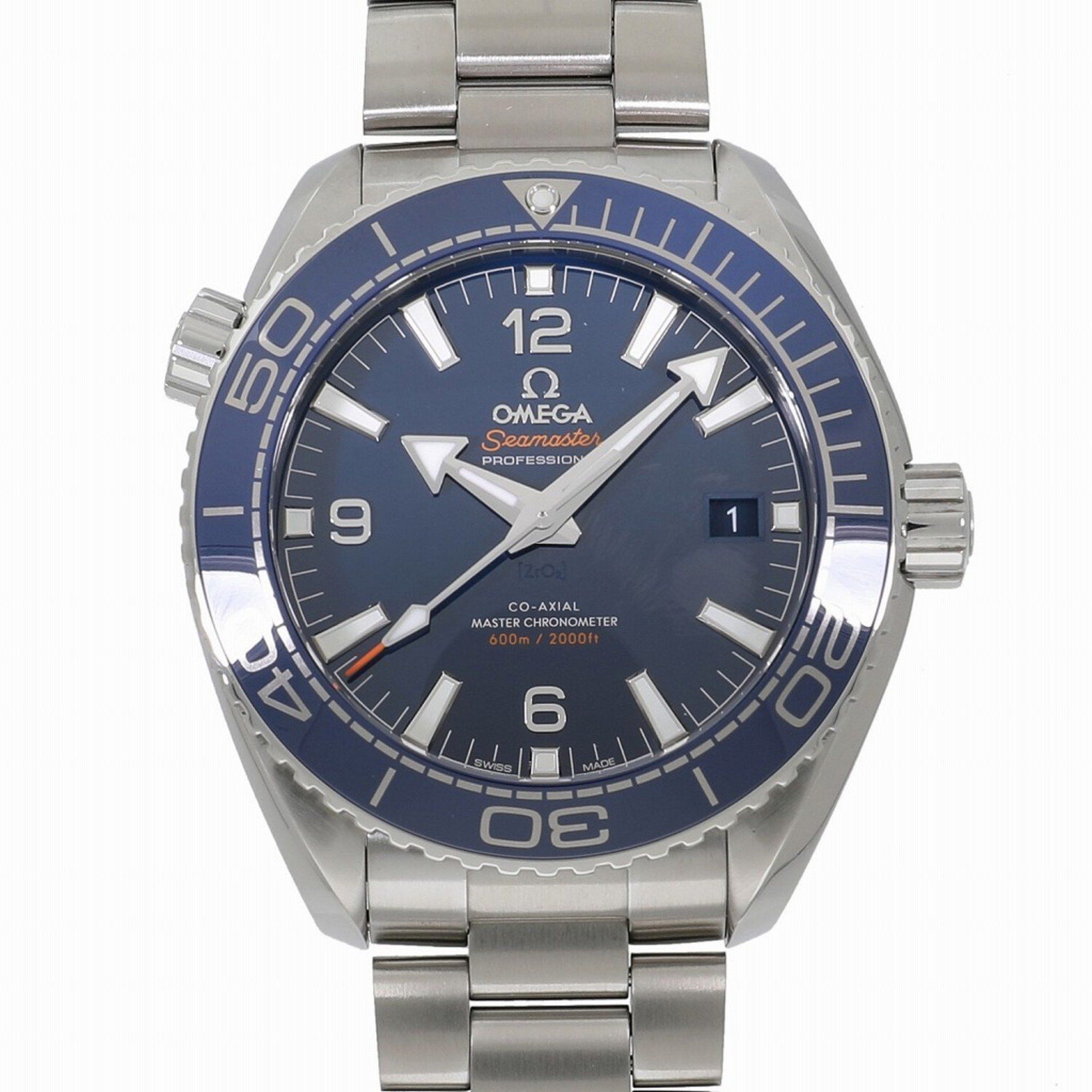 image of Omega Seamaster Planet Ocean 600M Co-Axial Master Chronometer 43.5Mm 215.30.44.21.03.001 Blue Men's