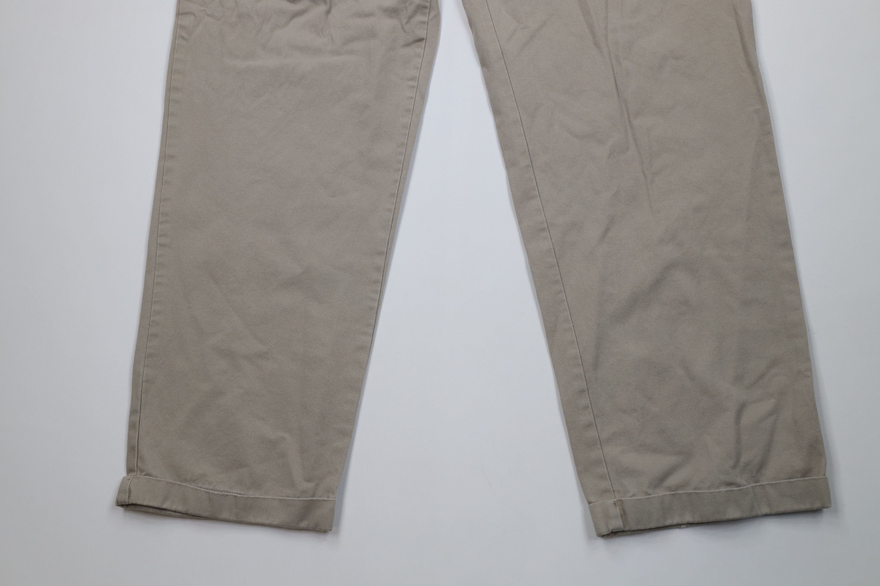 Tommy Hilfiger Vintage 90s Tommy Hilfiger Cuffed Wide Leg Chino Pants Size US 38 / EU 54 - 4 Thumbnail