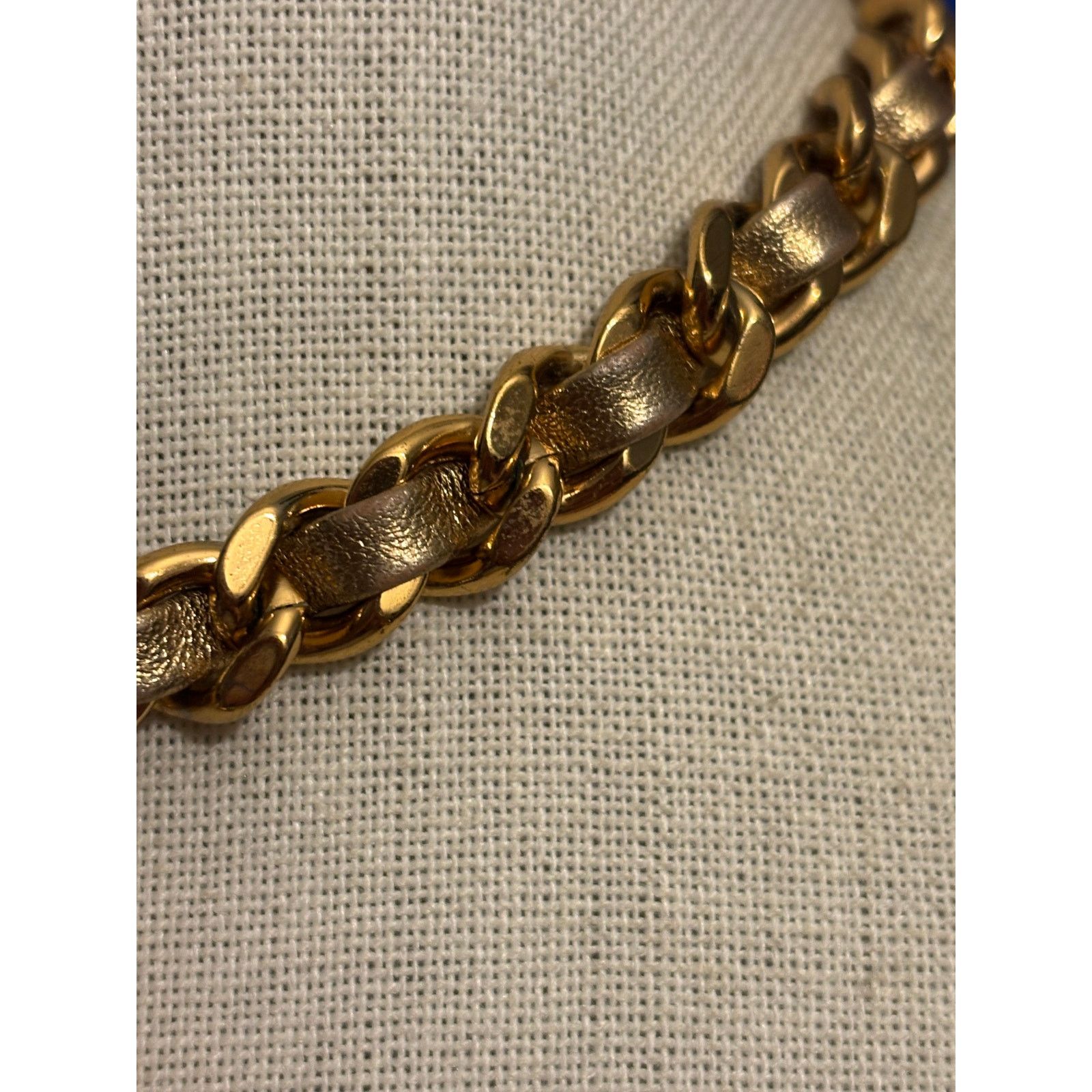 Tory Burch Tory Burch Logo Medallion Chunky Chain Necklace 14" Size ONE SIZE - 7 Thumbnail