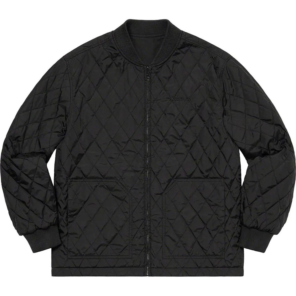 Supreme SUPREME Work Big Logo Reversible Utility Quilted Jacket Size US M / EU 48-50 / 2 - 6 Thumbnail