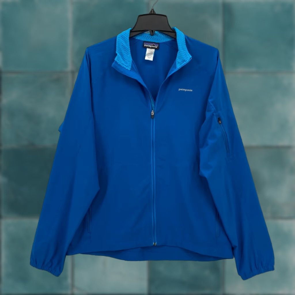 Patagonia Patagonia Traverse Jacket Mens Large Blue Softshell Zipper Stretch Hiking Regular Fit Size US L / EU 52-54 / 3 - 1 Thumbnail