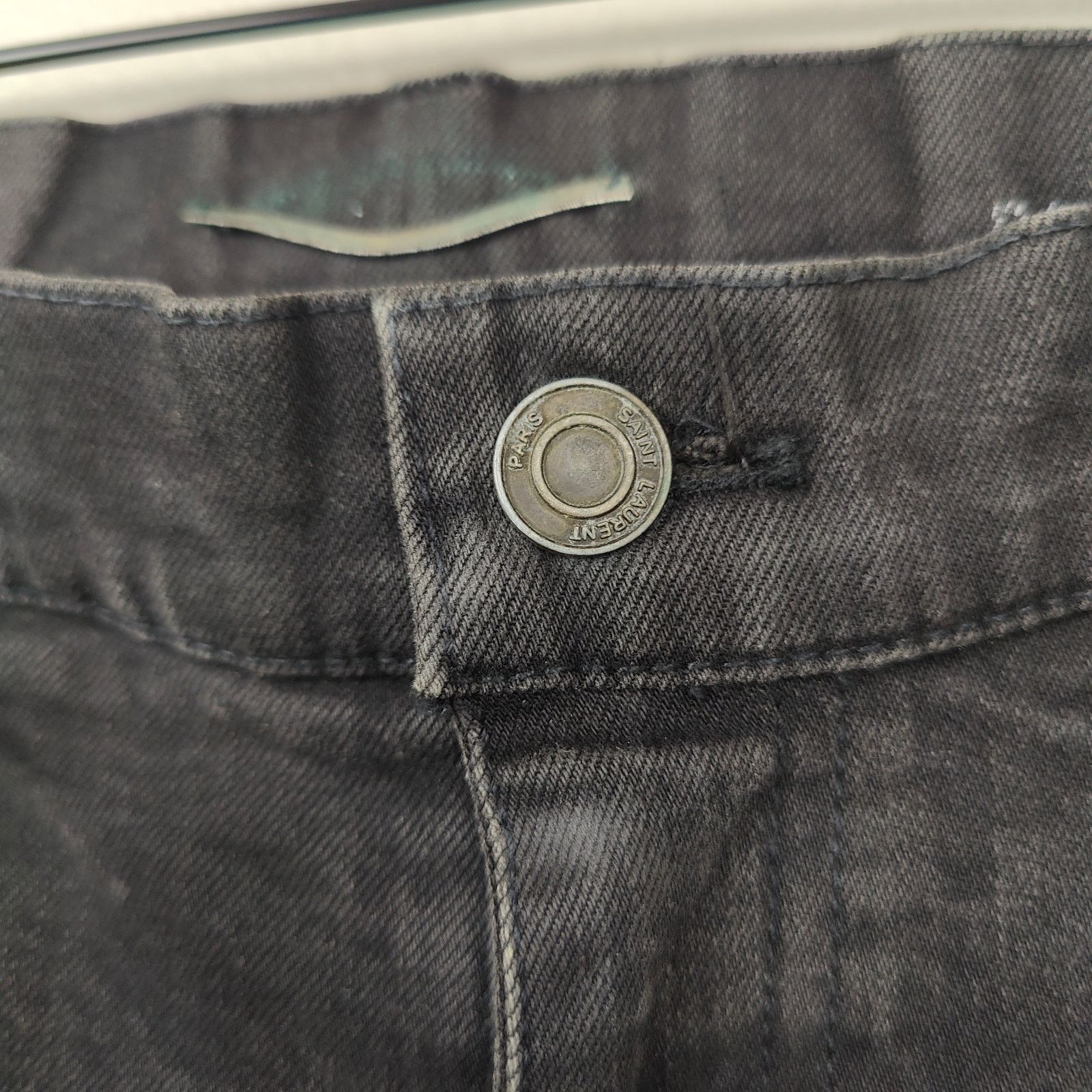 Saint Laurent Paris Saint Laurent Jeans Mens 32 Black Wash DO2 M/SK-LW Size US 32 / EU 48 - 4 Thumbnail