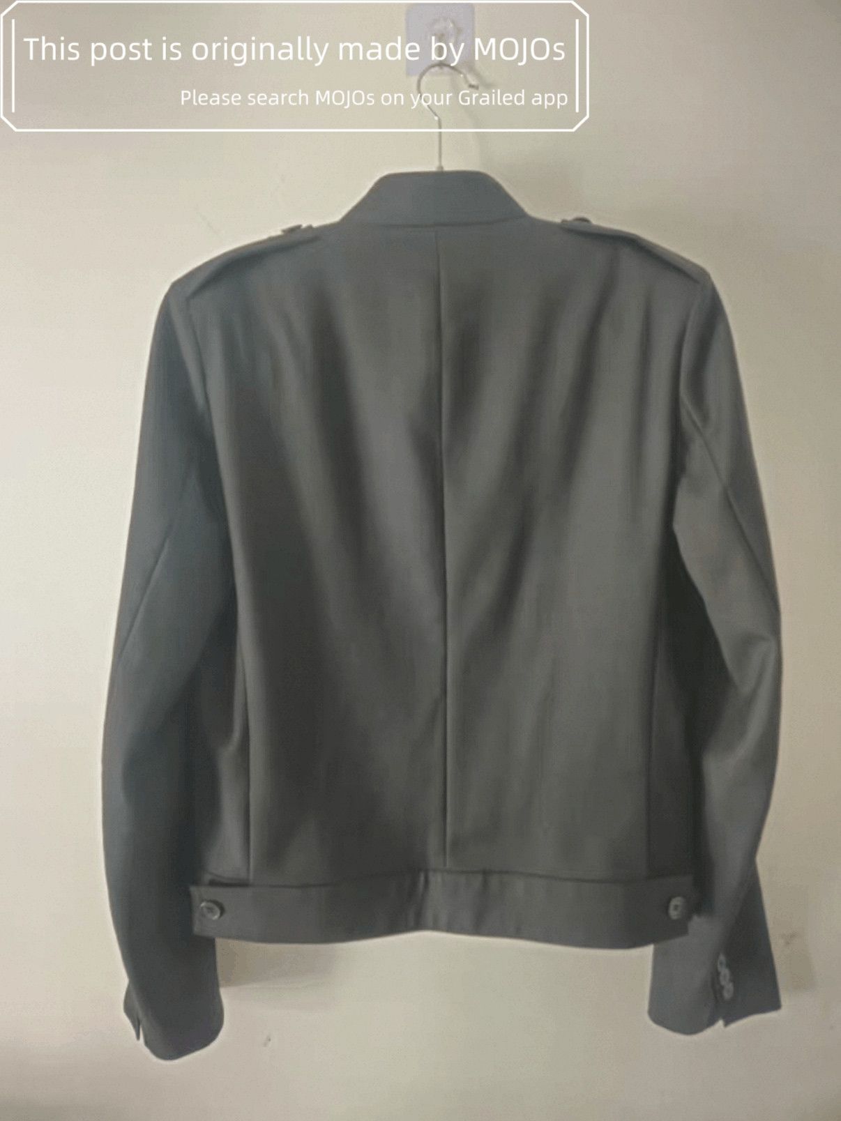 Saint Laurent Paris Sz 48 Saint Laurent Paris Mid Collar Military Jacket mojos06 Size US M / EU 48-50 / 2 - 2 Thumbnail