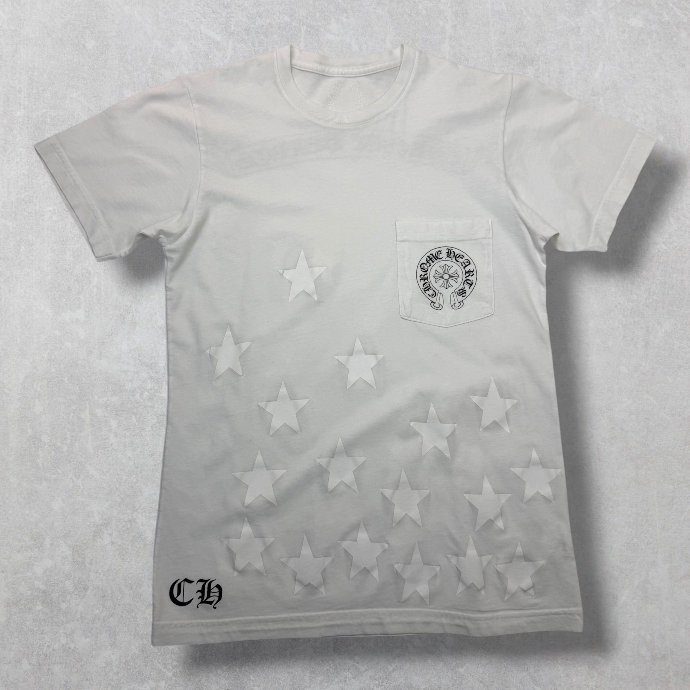 Chrome Hearts Chrome Hearts Star Scroll Tee White S Size US S / EU 44-46 / 1 - 1 Thumbnail