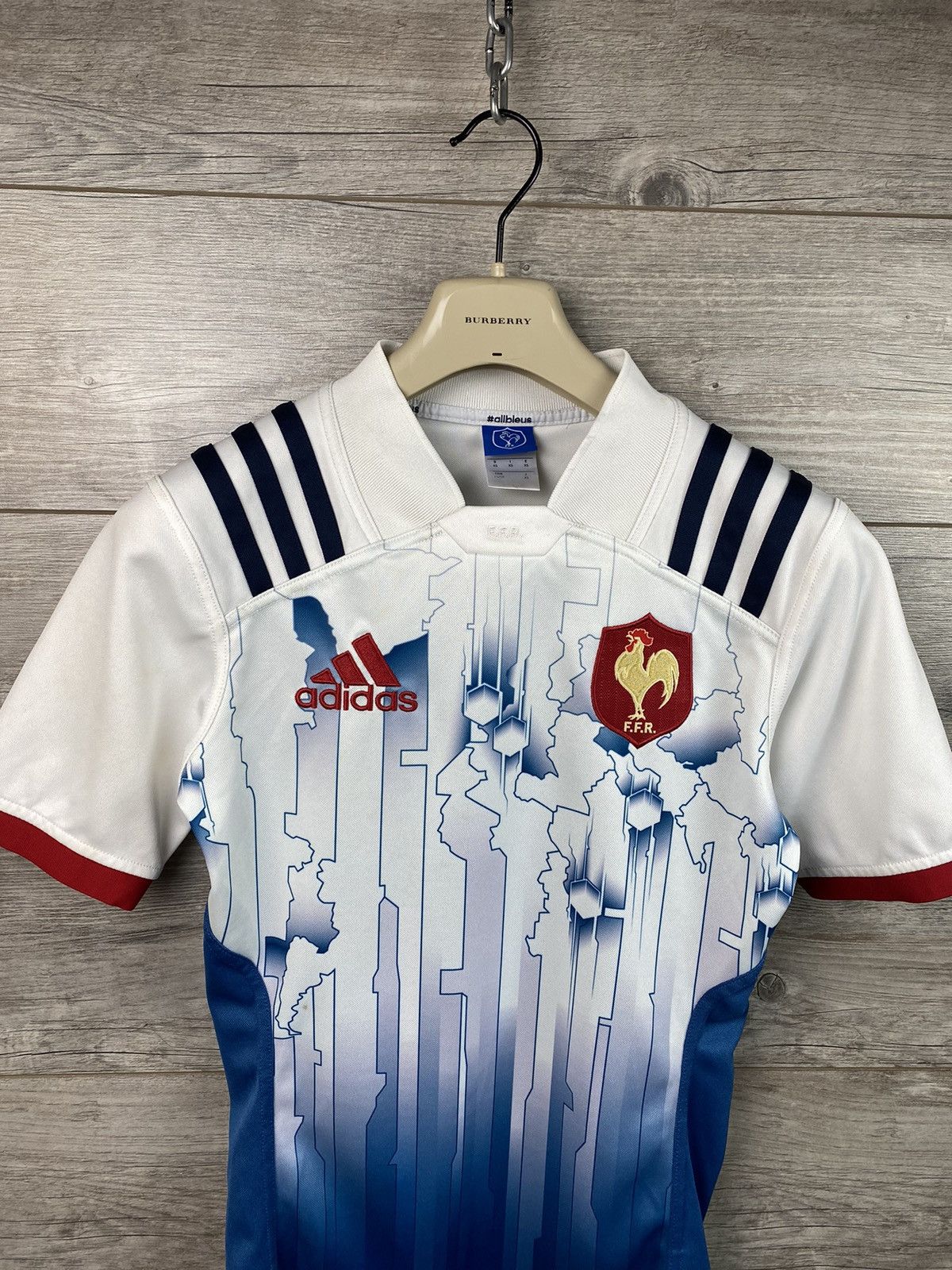 Adidas FRANCE RUGBY SEVEN 2016-2017 jersey shirt Adidas Size US XS / EU 42 / 0 - 10 Thumbnail