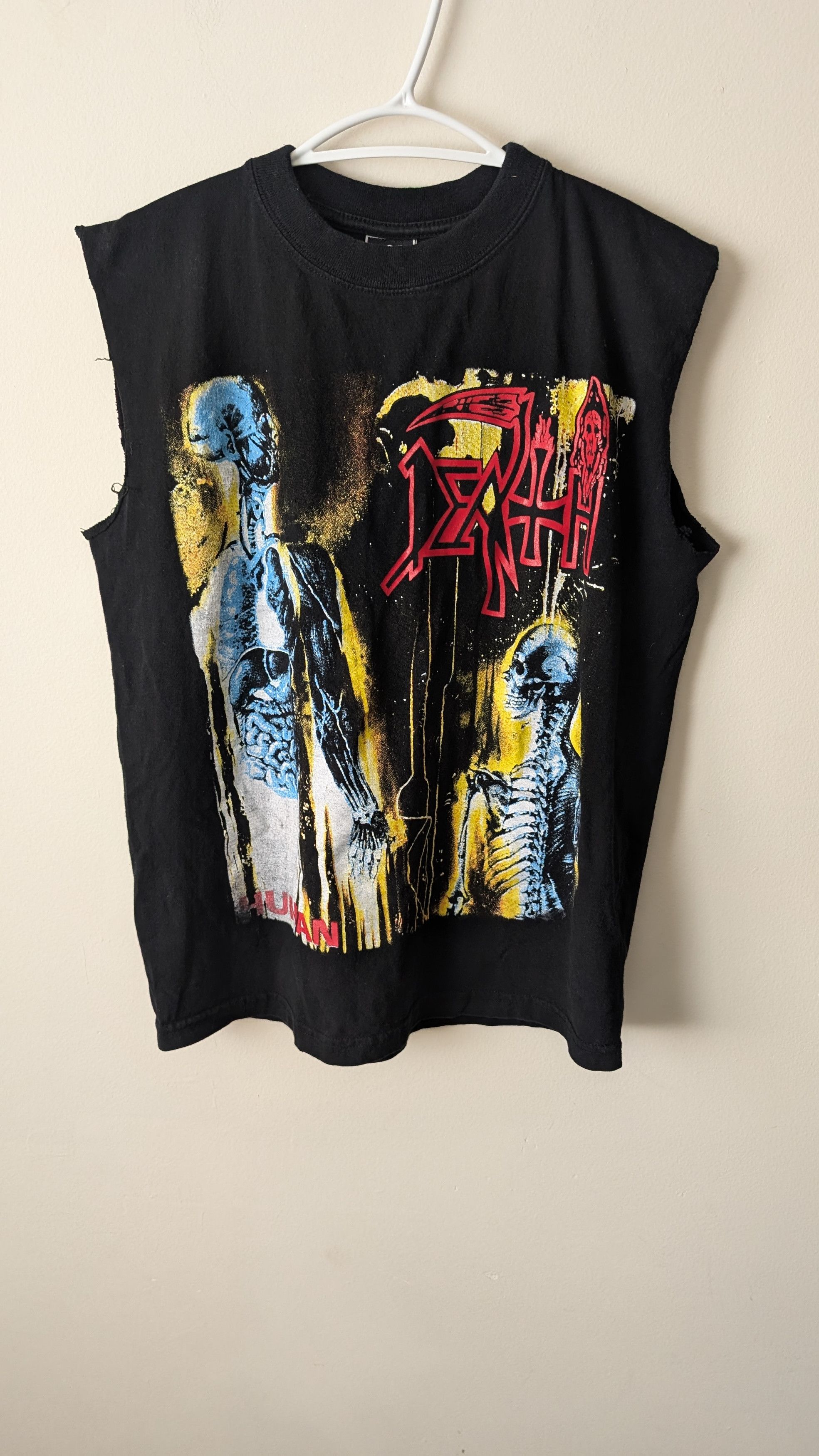 Vintage Vintage Death Human Metal Cut Off Shirt Size US M / EU 48-50 / 2 - 2 Thumbnail
