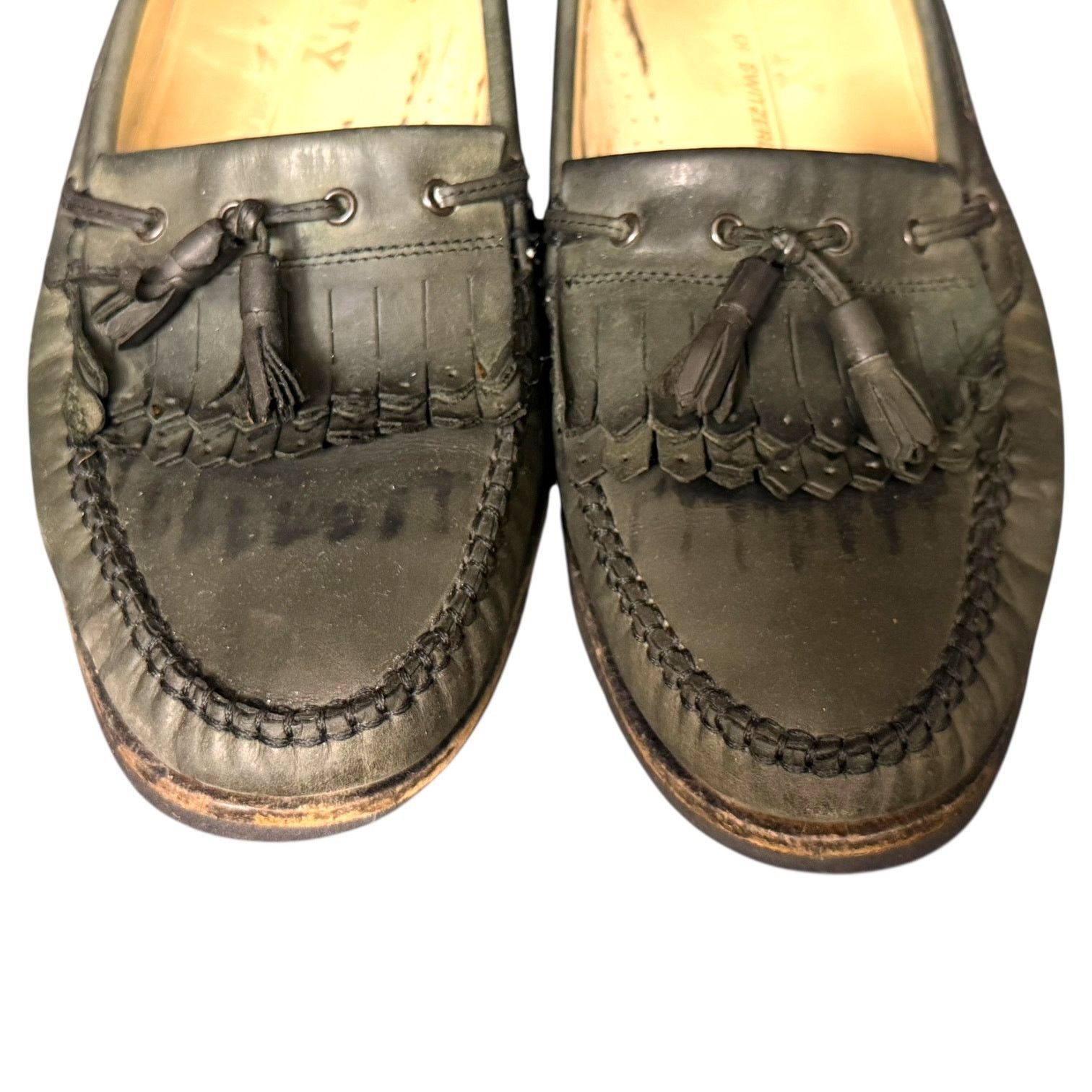 Bally Vintage Bally of Switzerland Leather Tassel Loafers Size 10 Size US 10 / EU 43 - 2 Thumbnail