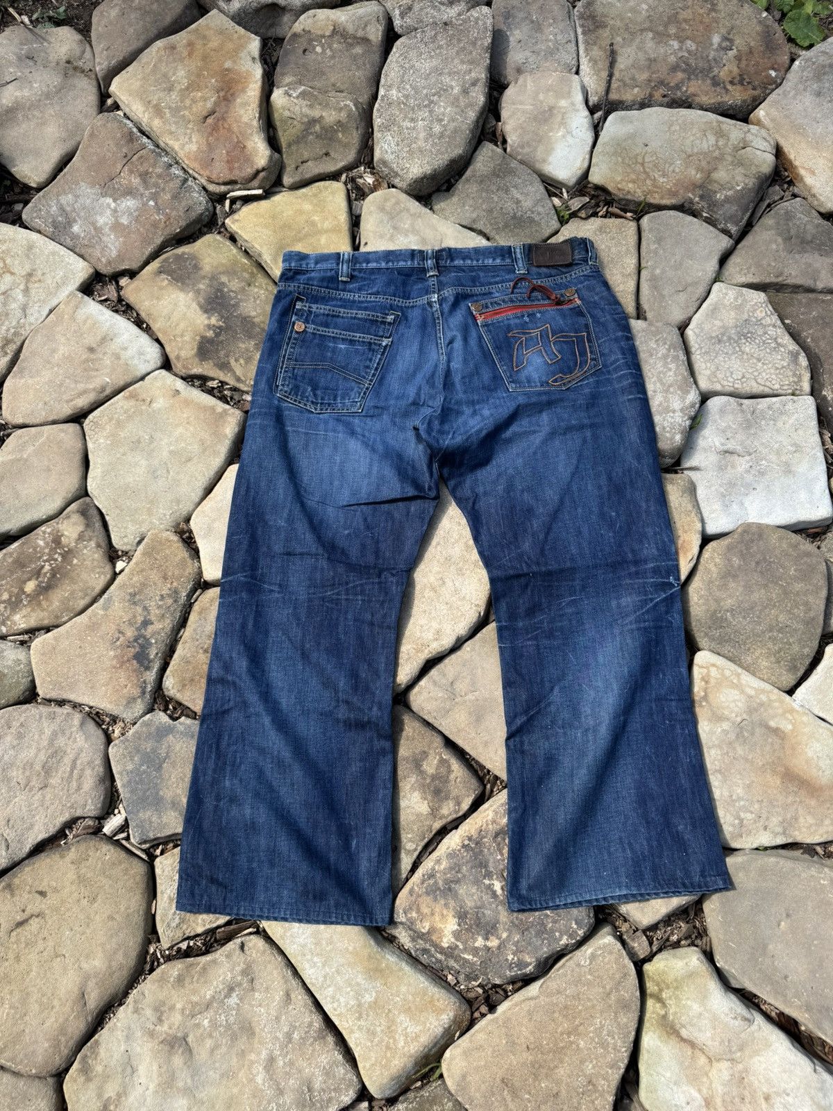 Armani Rare Armani Jeans Very Baggy Pants Size US 40 / EU 56 - 1 Thumbnail