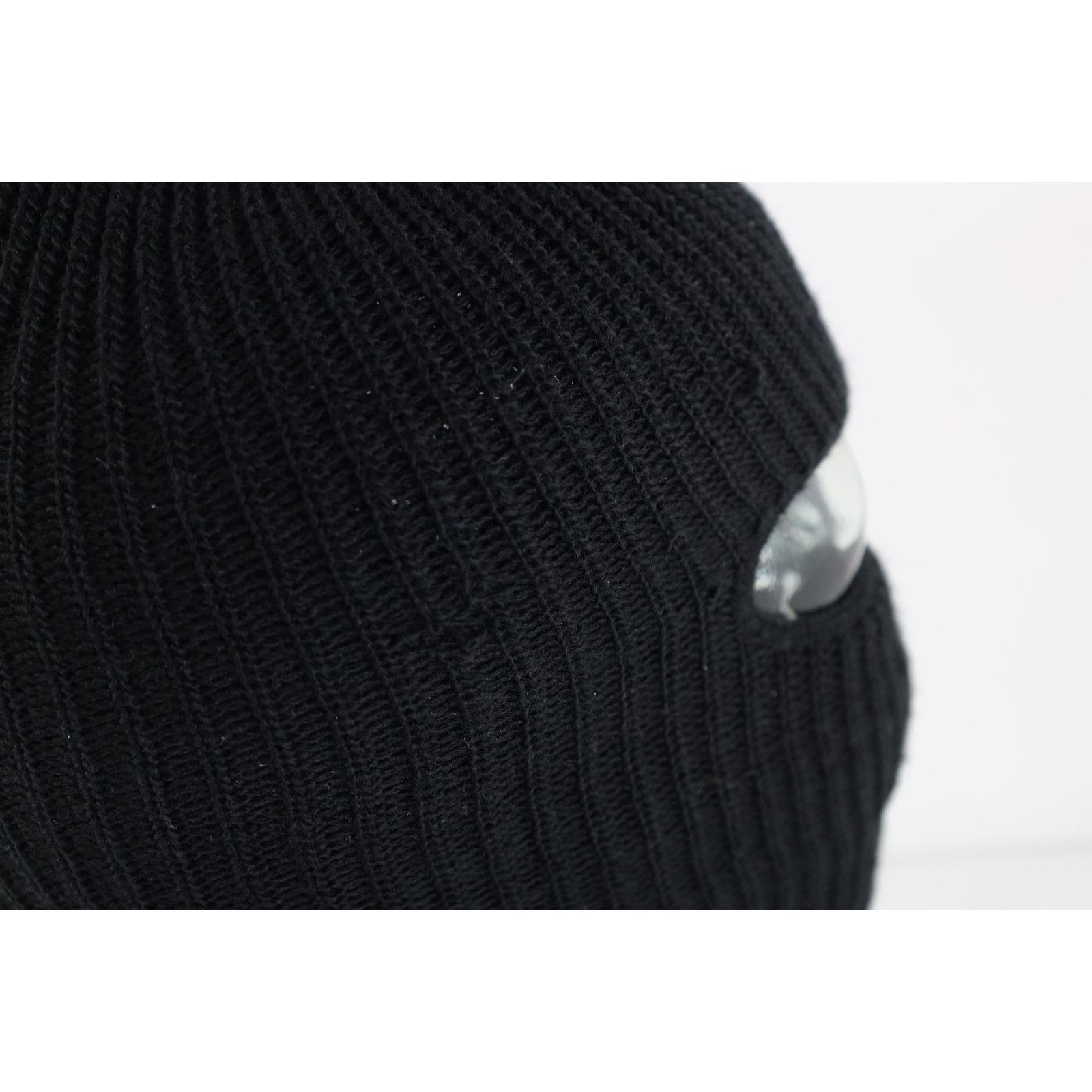 Vintage Vintage 90s Streetwear Ribbed Knit 3 Hole Robber Beanie Size ONE SIZE - 9 Thumbnail
