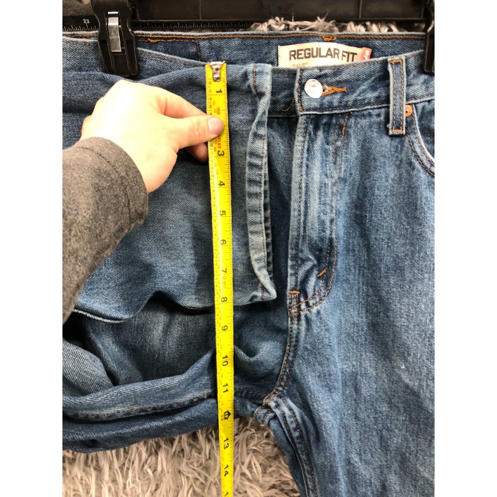 Levi's Levi's 505 Jeans Regular Size 34x30 Mens Mid Rise Medium Wash Blue Straight Size US 34 / EU 50 - 4 Thumbnail