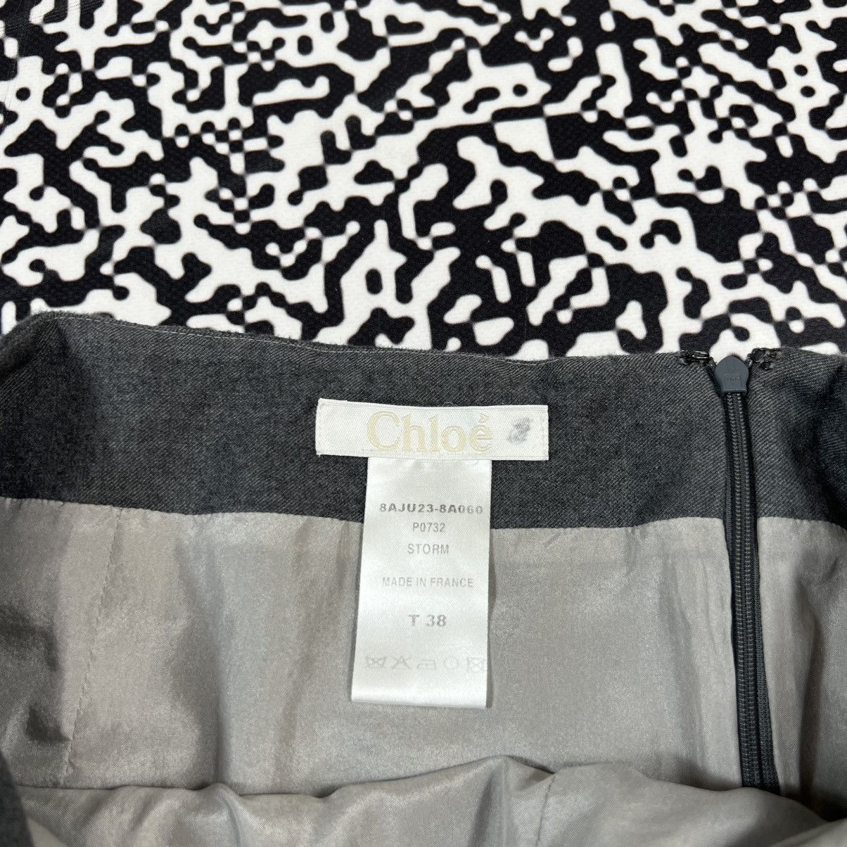 Chloe Chloe Wool Silk Flared Mini Skirt Luxury Casual Y2K Style Size 28" / US 6 / IT 42 - 14 Thumbnail