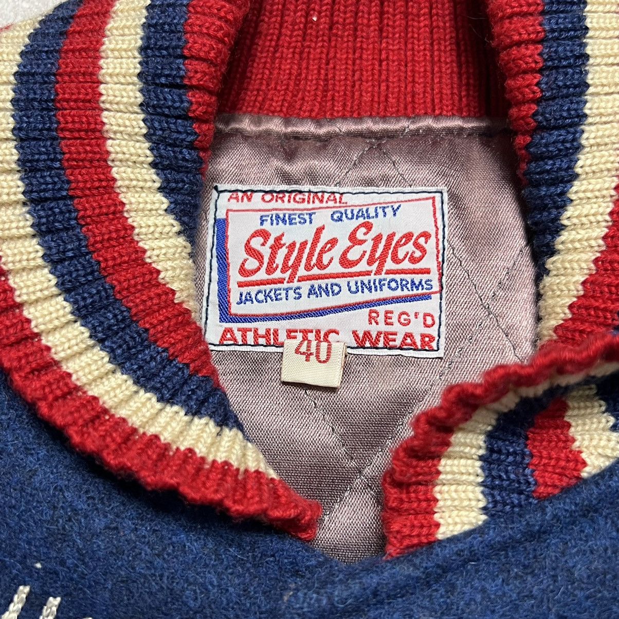 Japanese Brand × Toyo Enterprises × Whitesville Style eyes BRAWLEY Baseball Leather Virsity Jacket Size US L / EU 52-54 / 3 - 3 Thumbnail