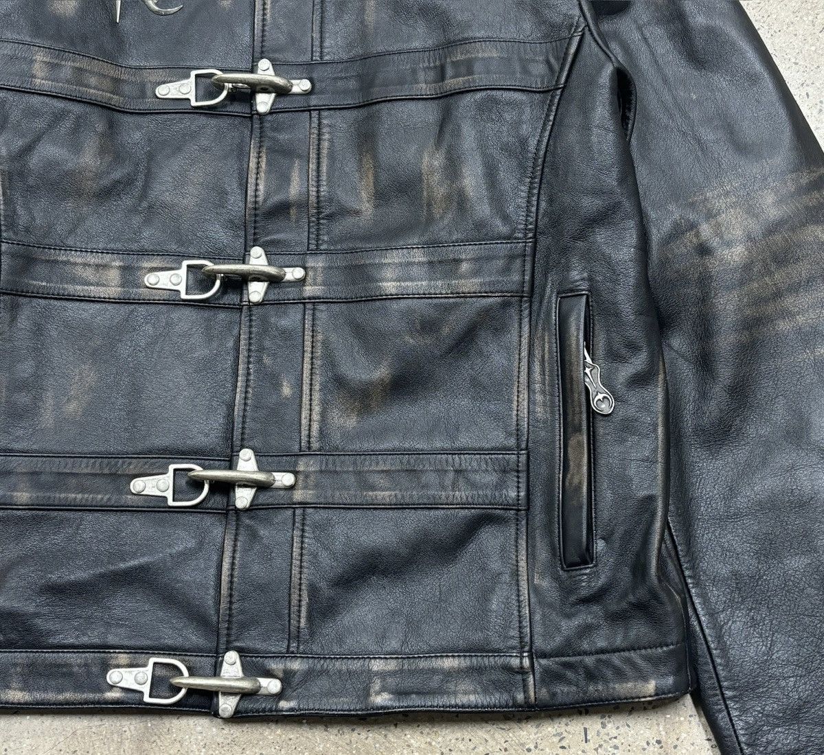 Thug Club Thug Club 25ss Leather Jacket，size 3 Size US L / EU 52-54 / 3 - 11 Thumbnail