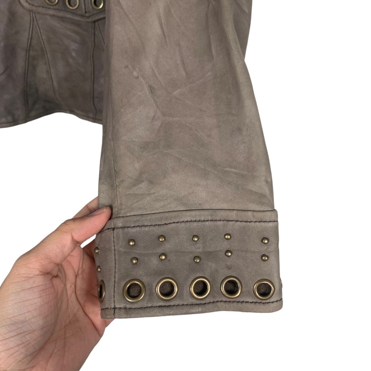 Japanese Brand Stylish Fashion Women’s Leather Jacket #1800-C16 Size S / US 4 / IT 40 - 11 Thumbnail