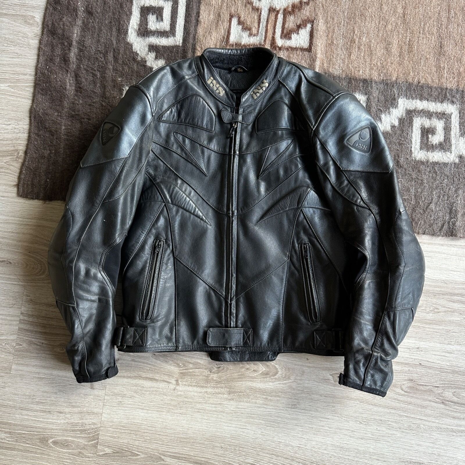 iXS Vintage Real Leather Moto Biker Jacket 9246AC