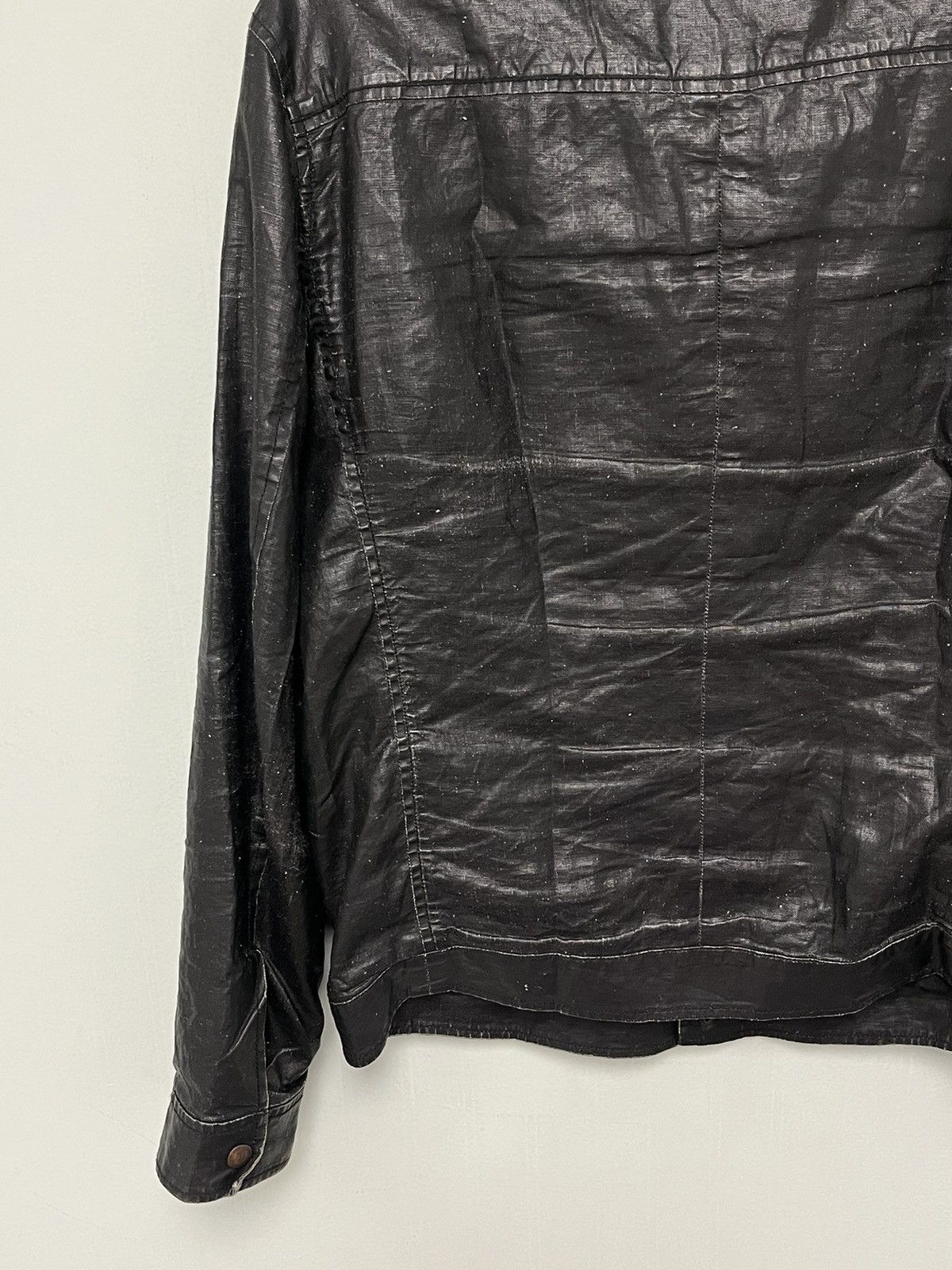John Varvatos Coated Linen Moto jacket. 36 Size US S / EU 44-46 / 1 - 9 Thumbnail
