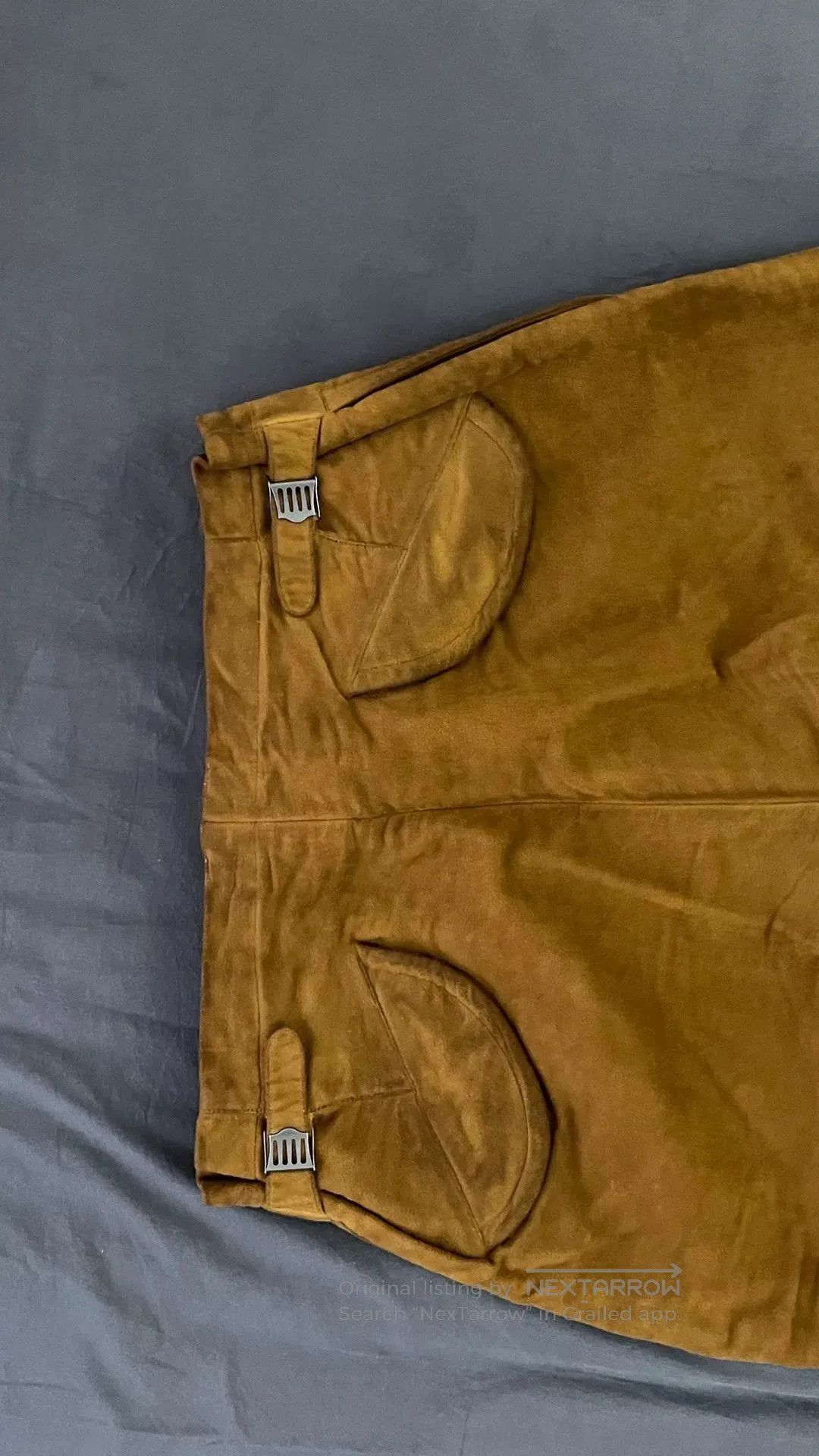 Other Brown Suede Casual Pants Size 34. Size US 34 / EU 50 - 5 Thumbnail