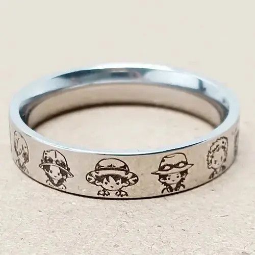 Japanese Brand × Vintage Anime Japanese Ring Size 7 8 9 10 Size ONE SIZE - 1 Thumbnail