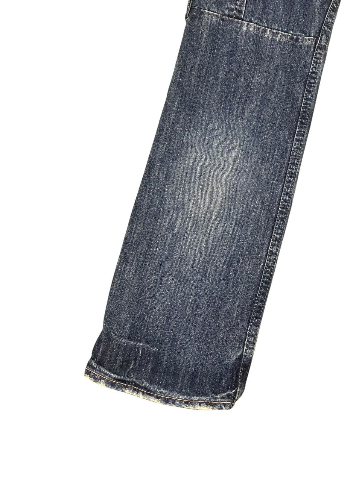 Japanese Brand Cargo Slim Jeans John Bull Faded Denim 1🟦9 Size US 31 - 2 Thumbnail