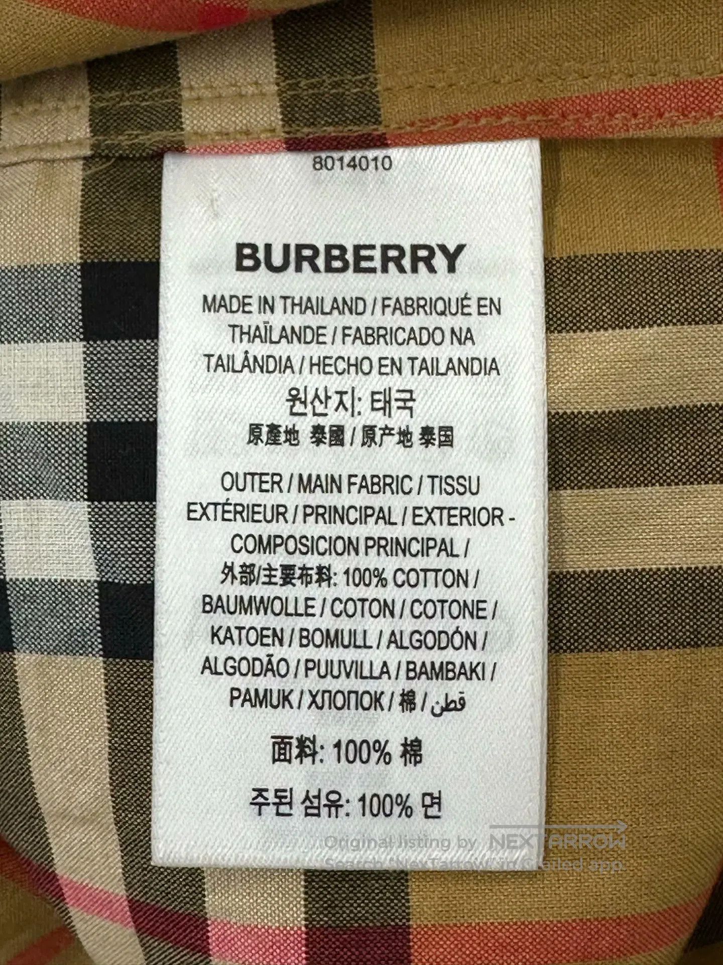 Burberry Burberry Khaki Classic Plaid Long-sleeve Shirt| Size XS / US 0-2 / IT 36-38 - 4 Thumbnail