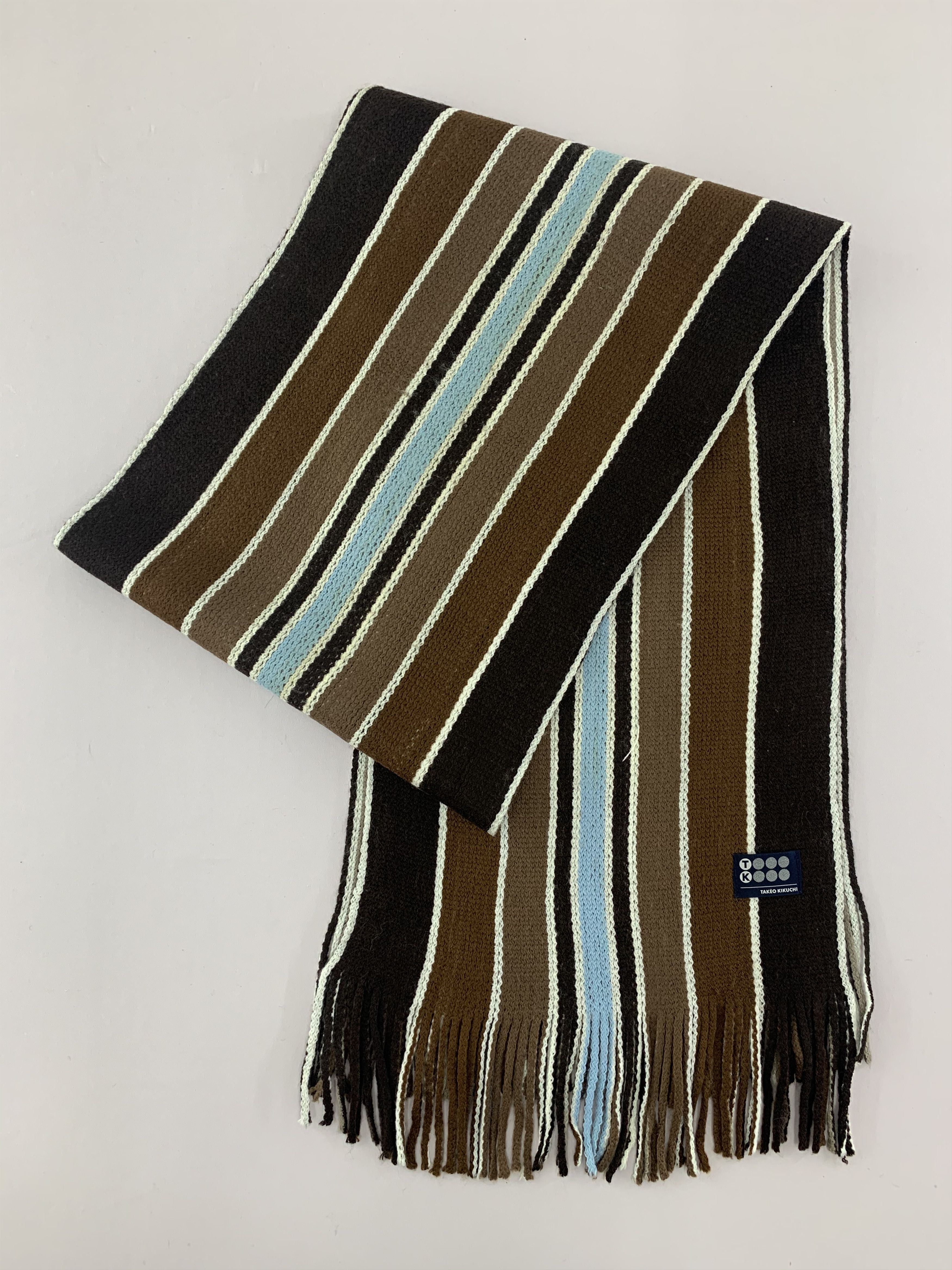 Takeo Kikuchi Takeo Kikuchi Scarf Wool Muffler Neck Wrap BL4092 Size ONE SIZE - 2 Thumbnail