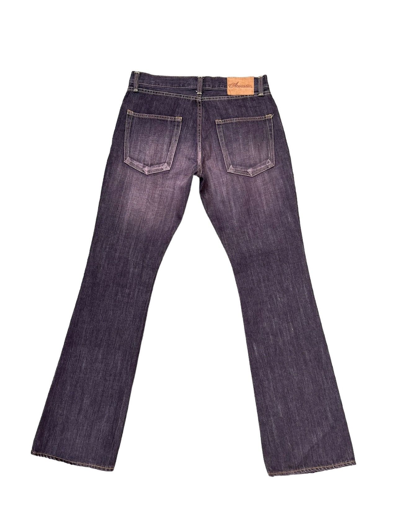 Vintage Vintage Acoustic Japan Fade Denim Flare Jeans Size US 32 / EU 48 - 2 Thumbnail