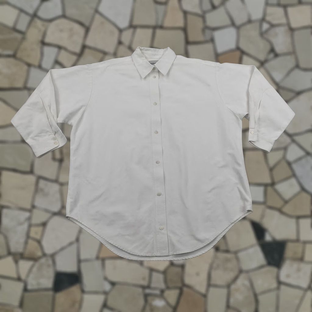 Rachel Comey Rachel Comey Oversized White Tunic Overshirt Button Up Top Blouse Womens L Size L / US 10 / IT 46 - 1 Thumbnail