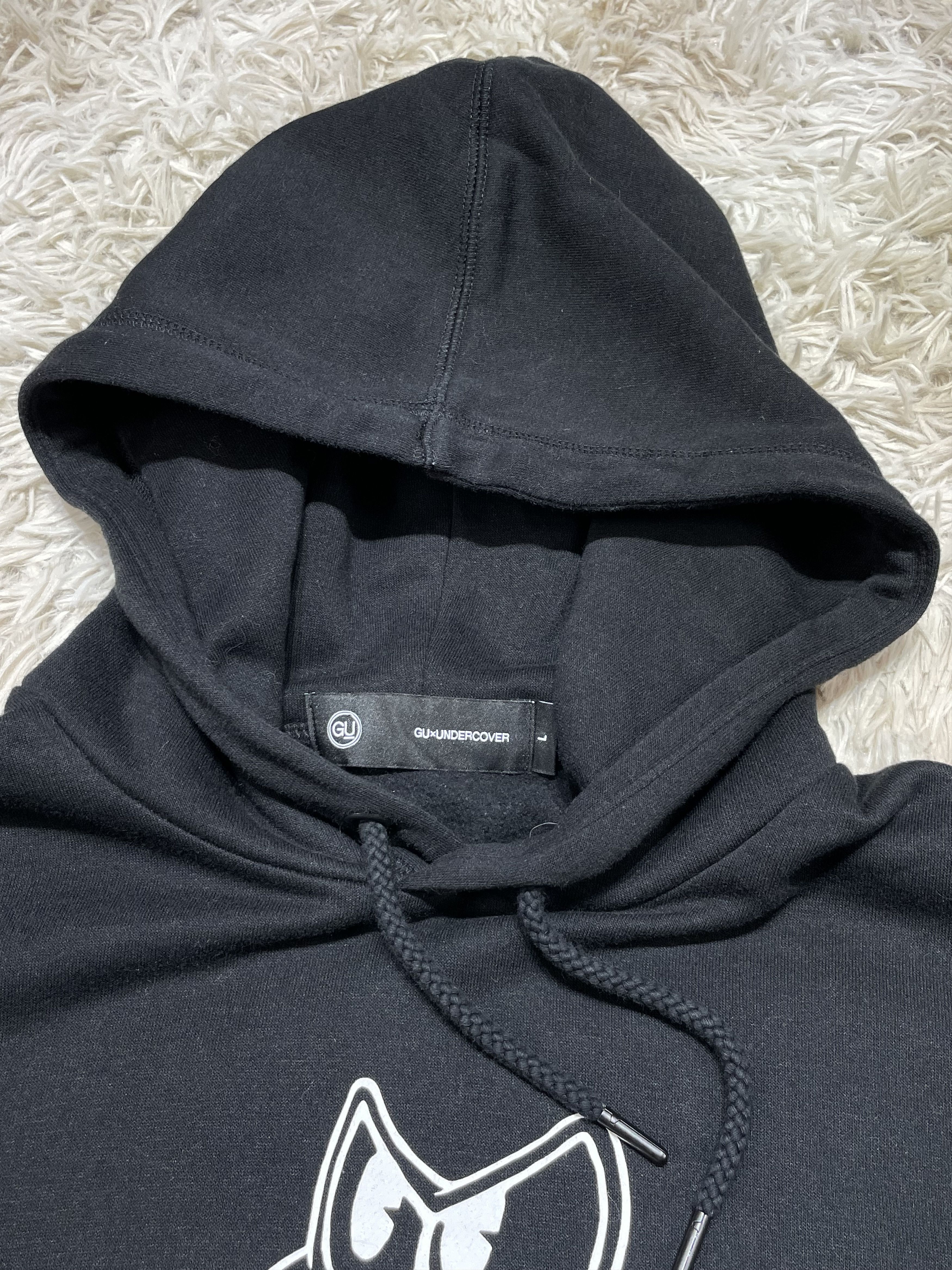 GU × Undercover Black Hoodie Alien Graphic Sweater Size US M / EU 48-50 / 2 - 5 Thumbnail