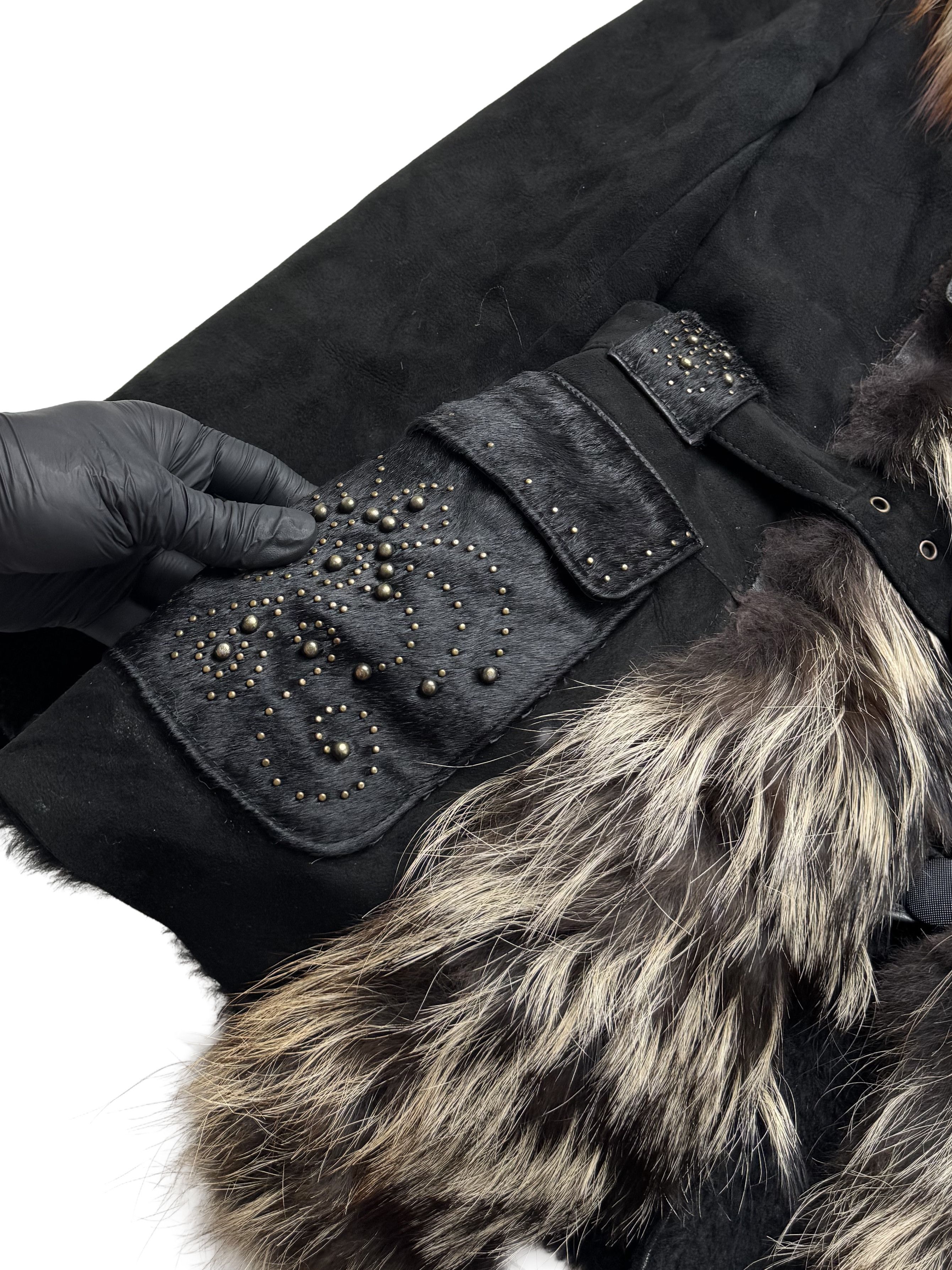 Japanese Brand Vintage Real Sheepskin Coat With Real Fur Details Size S / US 4 / IT 40 - 10 Thumbnail