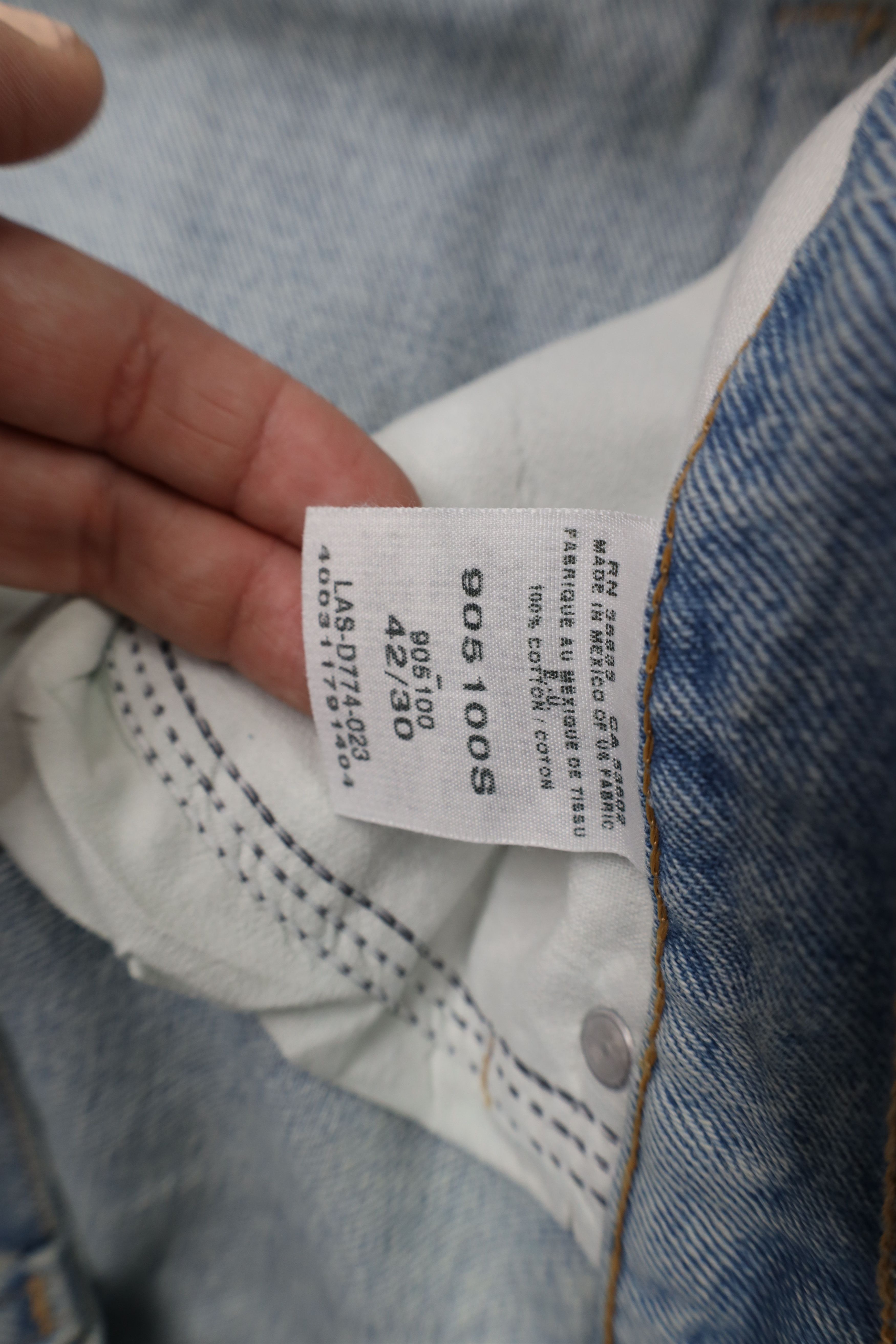 Cabelas Deadstock Vintage Y2K Cabelas Fit Wide Leg Denim Jeans Blue Size US 42 / EU 58 - 9 Thumbnail