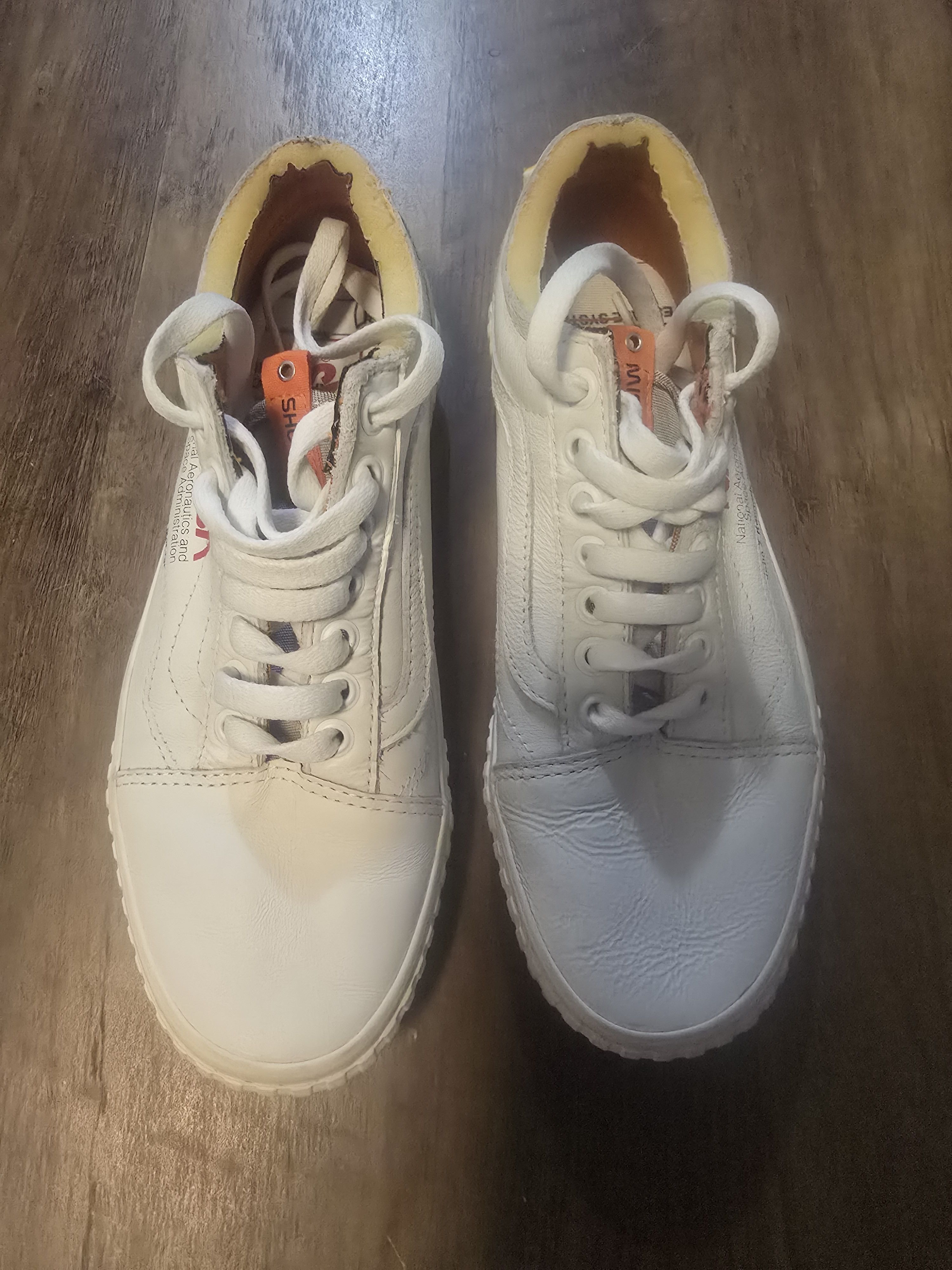 Vans Vans Old Skool NASA Kennedy Space Center White Rare Size US 8.5 / IT 38.5 - 2 Thumbnail