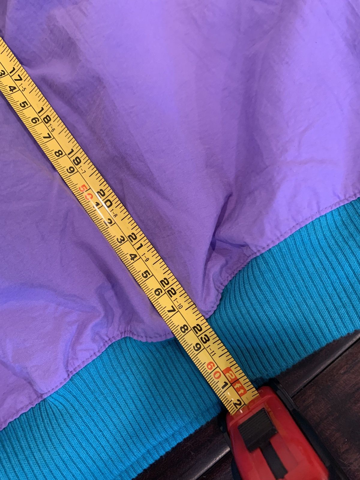 Vintage Lavon Vintage 80's Purple Blue Athletic Windbreaker Polo Size US L / EU 52-54 / 3 - 8 Thumbnail
