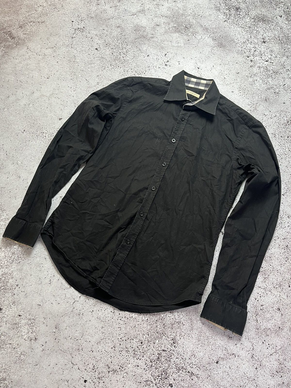 Burberry × Vintage 👔Burberry BRIT Shirt Size M Size US M / EU 48-50 / 2 - 2 Thumbnail