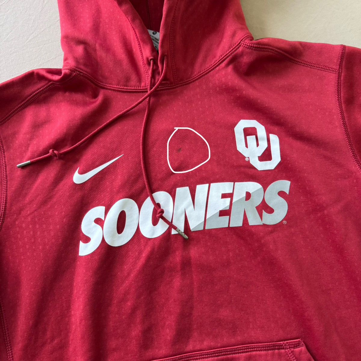 Nike Nike Oklahoma Sooners Performance Hoodie Size US M / EU 48-50 / 2 - 4 Thumbnail