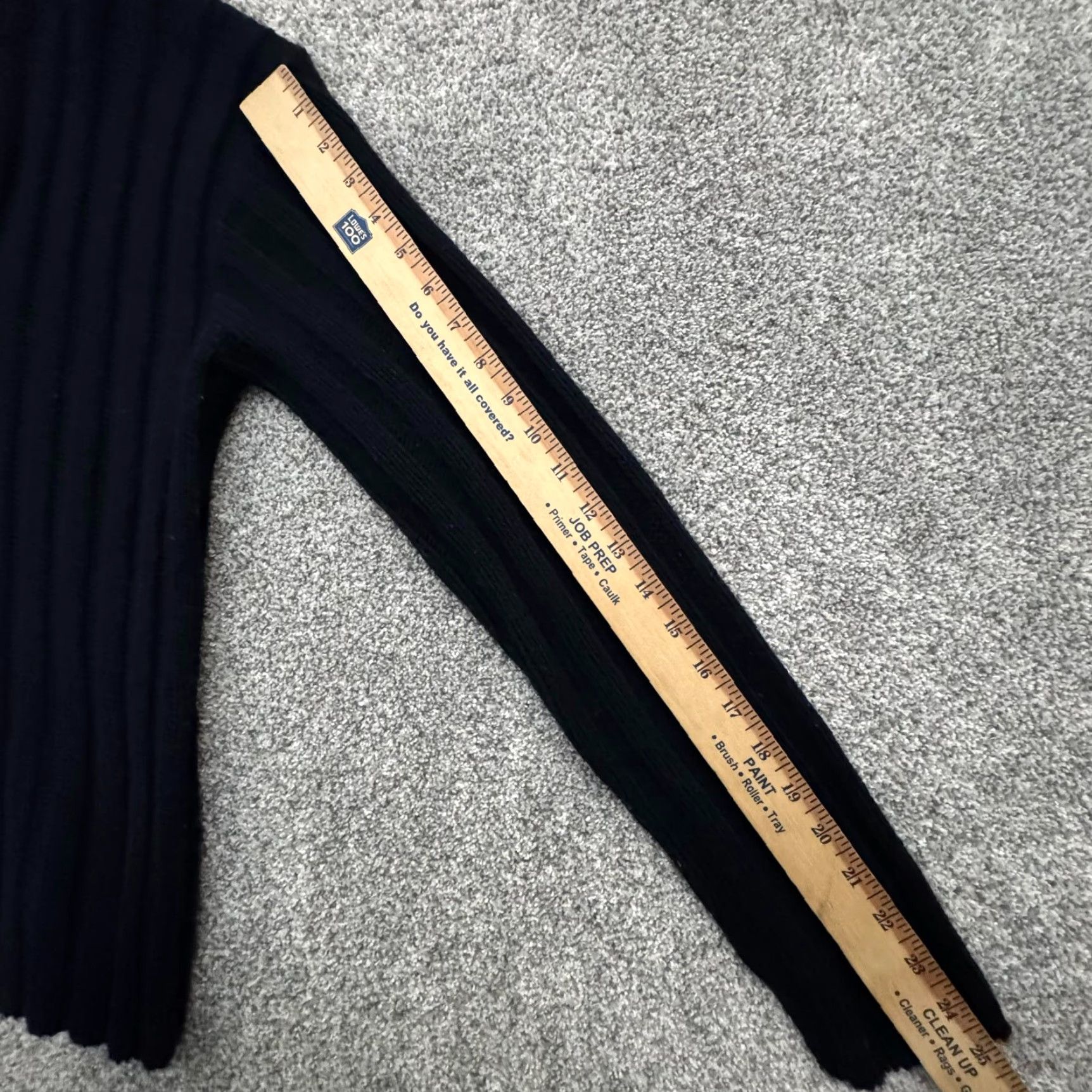 Vintage VINTAGE Juncture Hoodie Sweater Womens Medium Ribbed Knit 90s Y2K Goth 1/4 Zip Black Knit Sweater WomenM 90s Gothic Zip Pullover Size M / US 6-8 / IT 42-44 - 3 Thumbnail