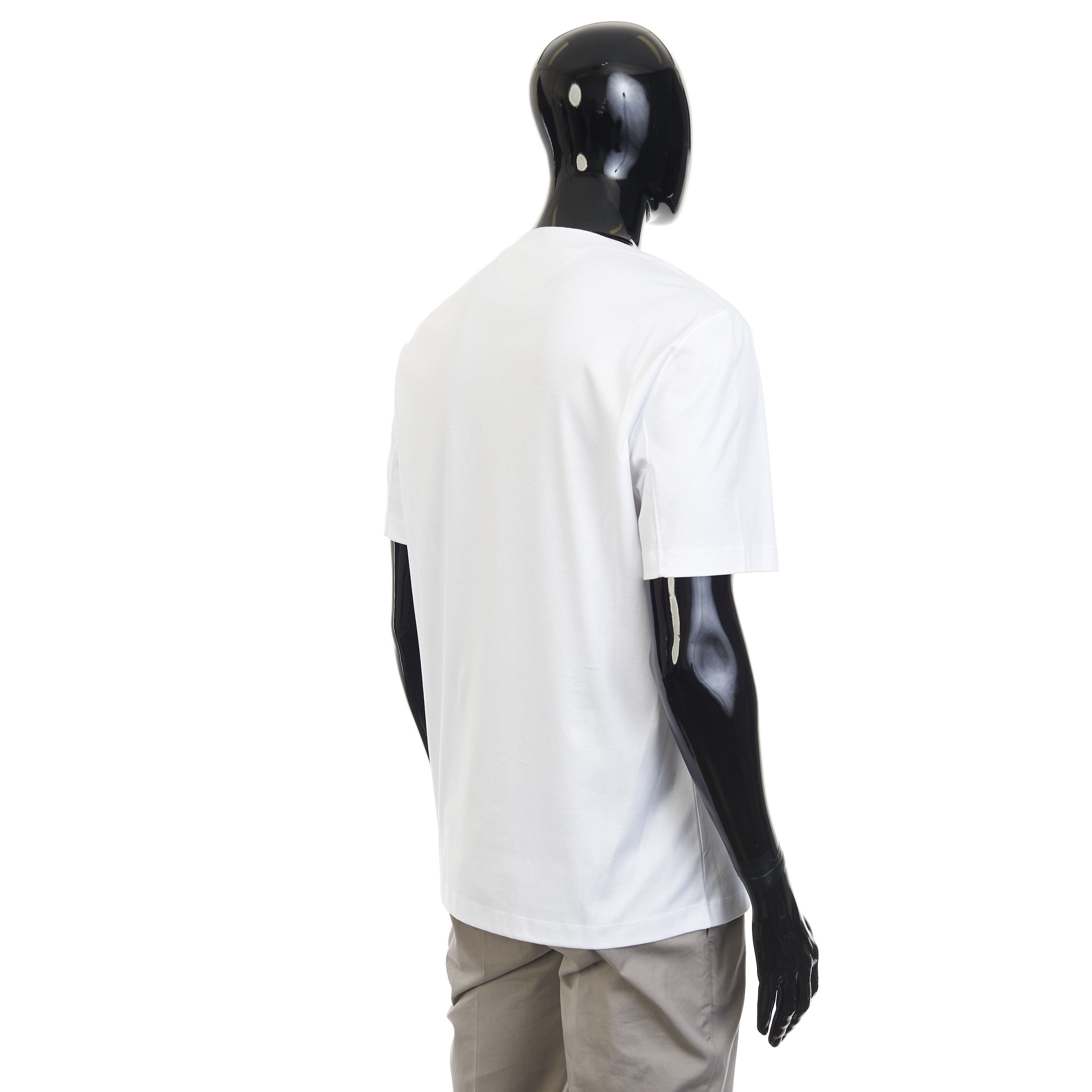 Brunello Cucinelli White Cotton Jersey Crew-neck Tshirt Size US M / EU 48-50 / 2 - 6 Thumbnail