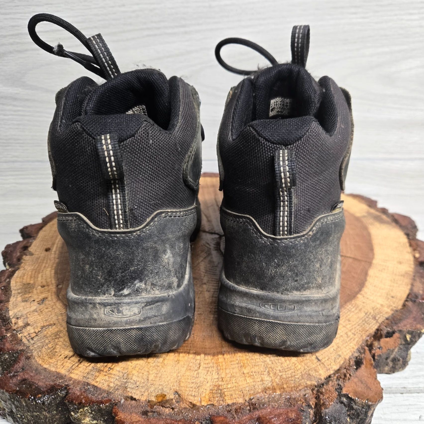 KEEN KEEN Steens Mid Polar Black Waterproof Boots Adult Women Size 8.5 Black Winter Hiking Shoes 1023963 Mens Womens Girls? Size US 8.5 / IT 38.5 - 4 Thumbnail