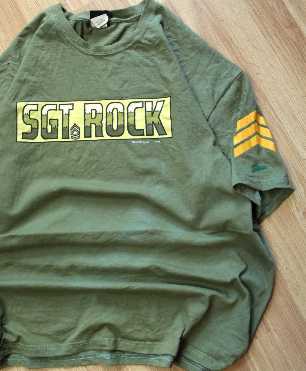 DC Comics 🔥 Sgt. Rock DC Comics Vintage T Shirt Movie Cartoon Size US XXL / EU 58 / 5 - 2 Thumbnail