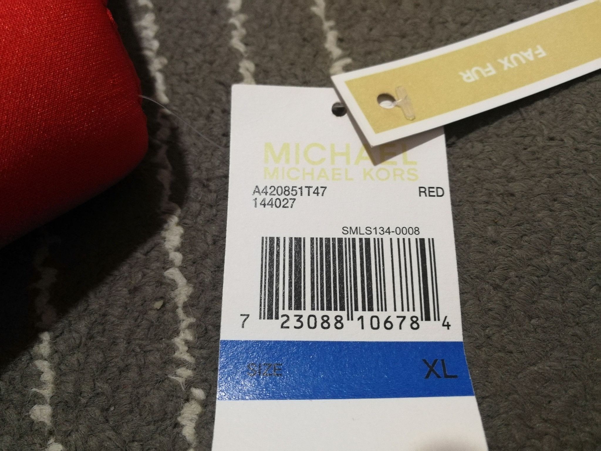 Michael Kors MICHAEL KORS hoddie vest Red L 2007 Size L / US 10 / IT 46 - 8 Thumbnail
