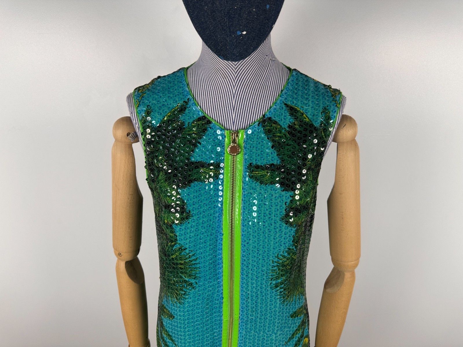 Versace Versace H&M Short Tropical Cocktail Dress Size S Size S / US 4 / IT 40 - 2 Thumbnail