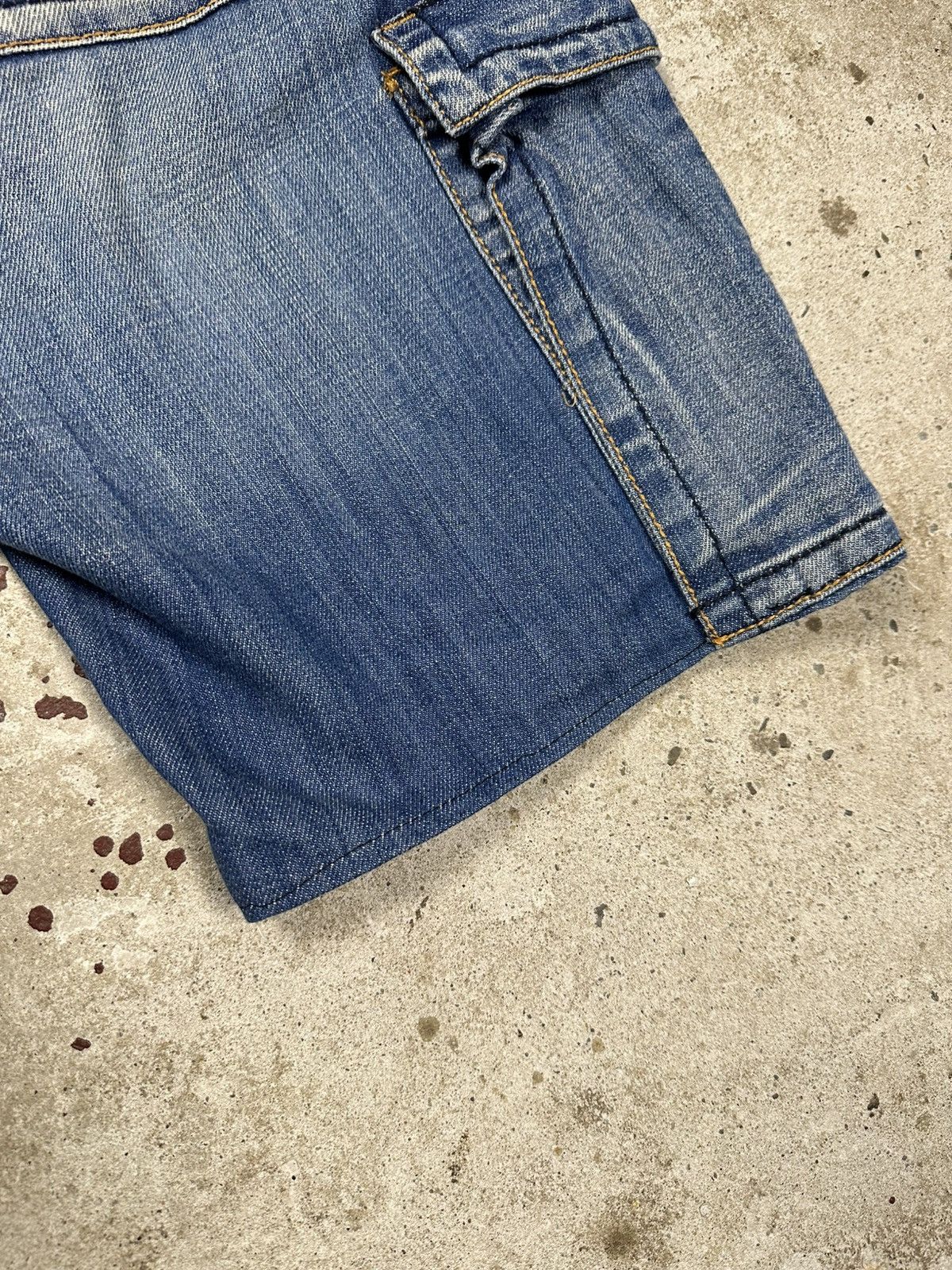 Japanese Brand Vintage Y2K Take Two Upgrade Cargo Denim Shorts Jeans Japan Size US 32 / EU 48 - 14 Thumbnail